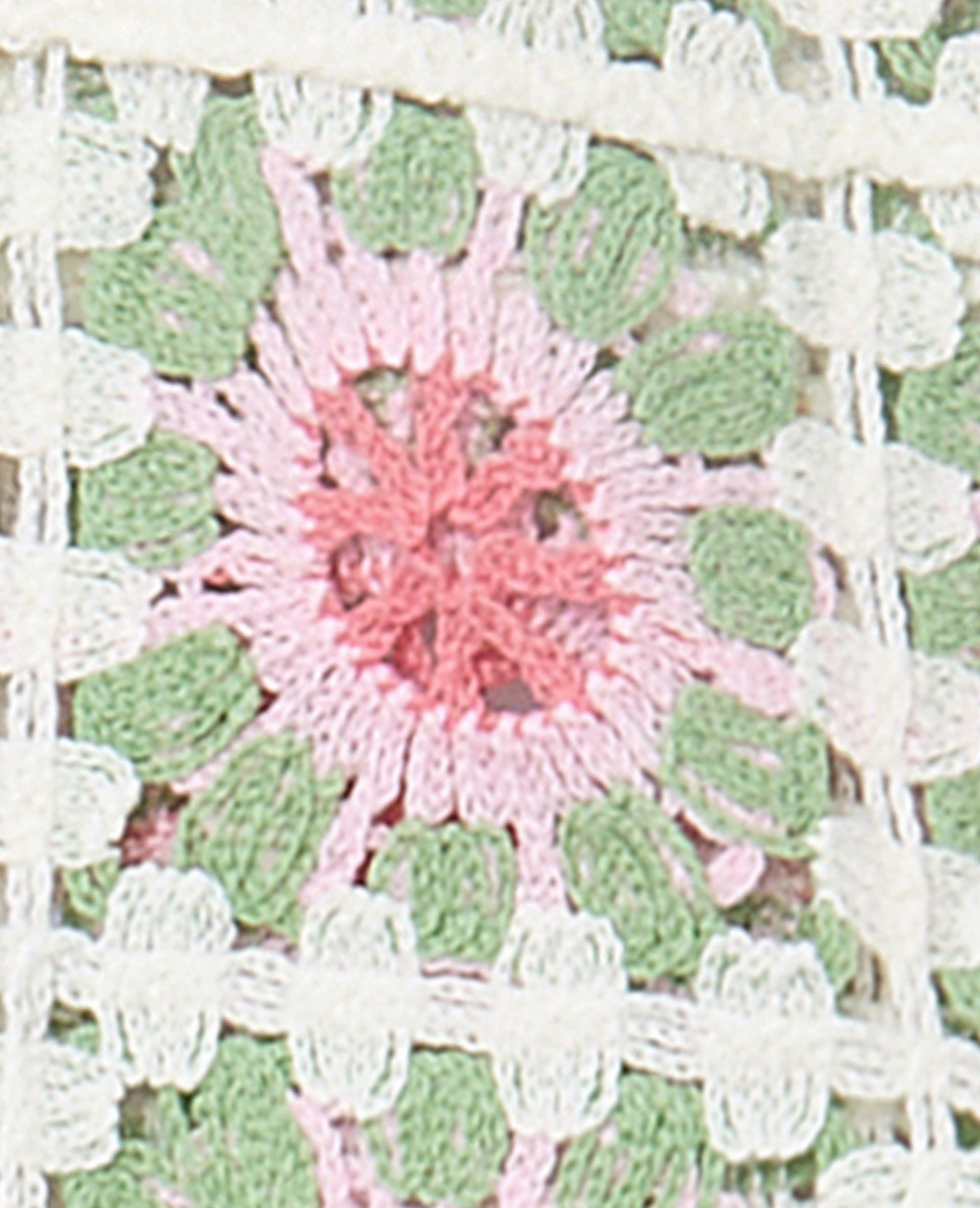Short en maille crochet effet granny square