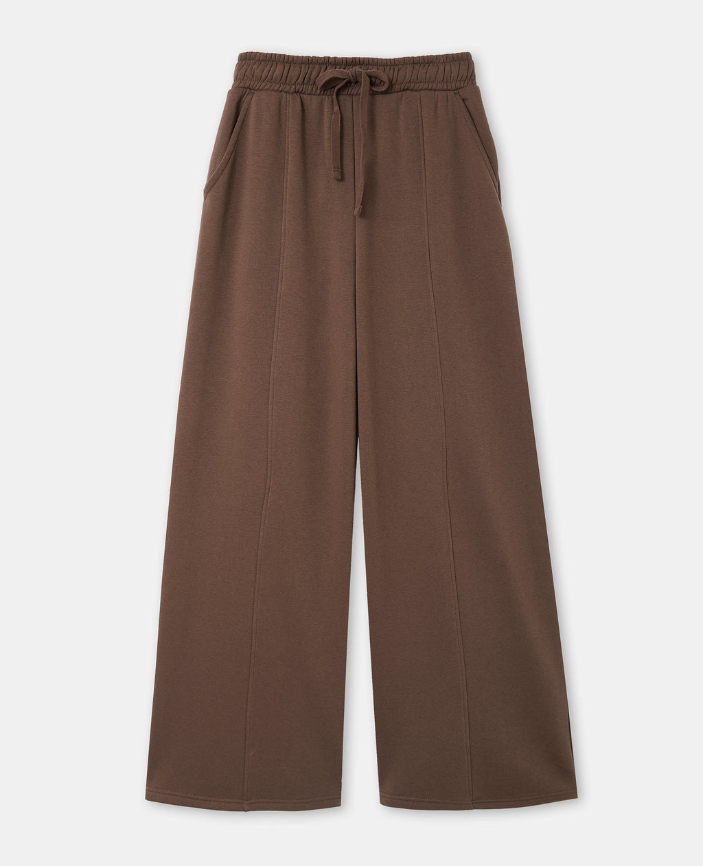 Pantalon molleton large taille élastiquée