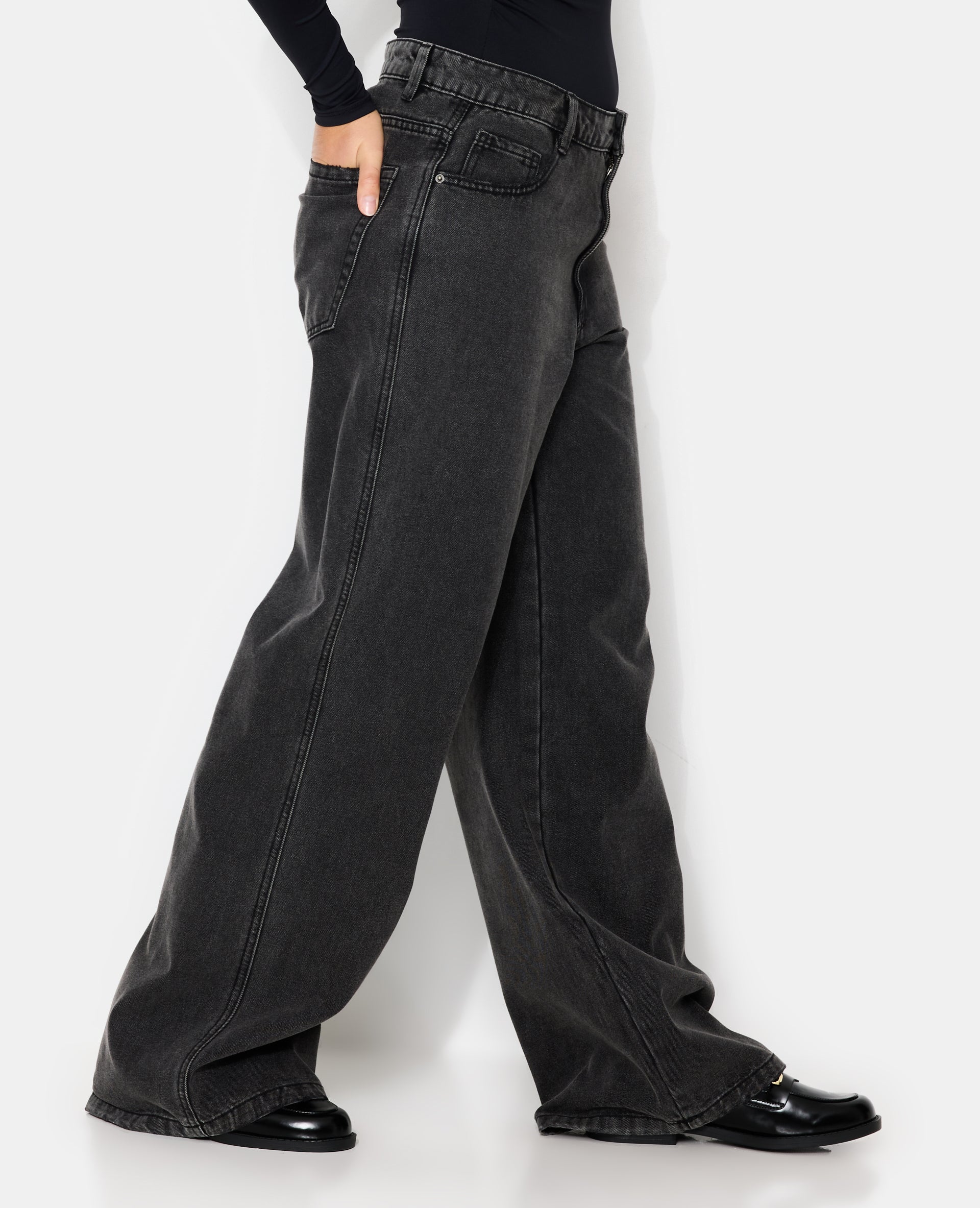 J99-3 / Jean baggy taille basse
