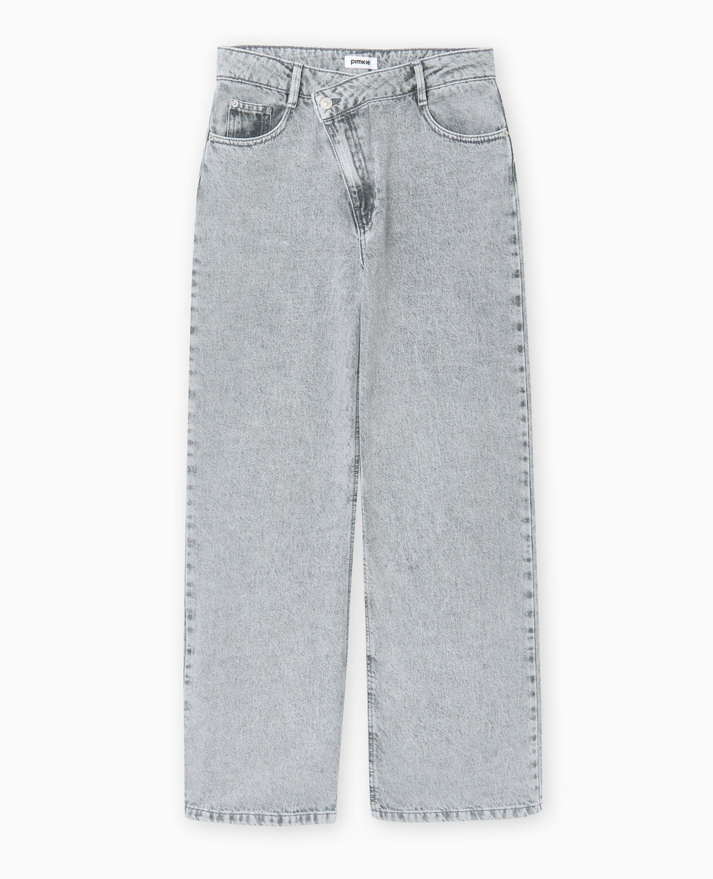 Jean wide taille croisée