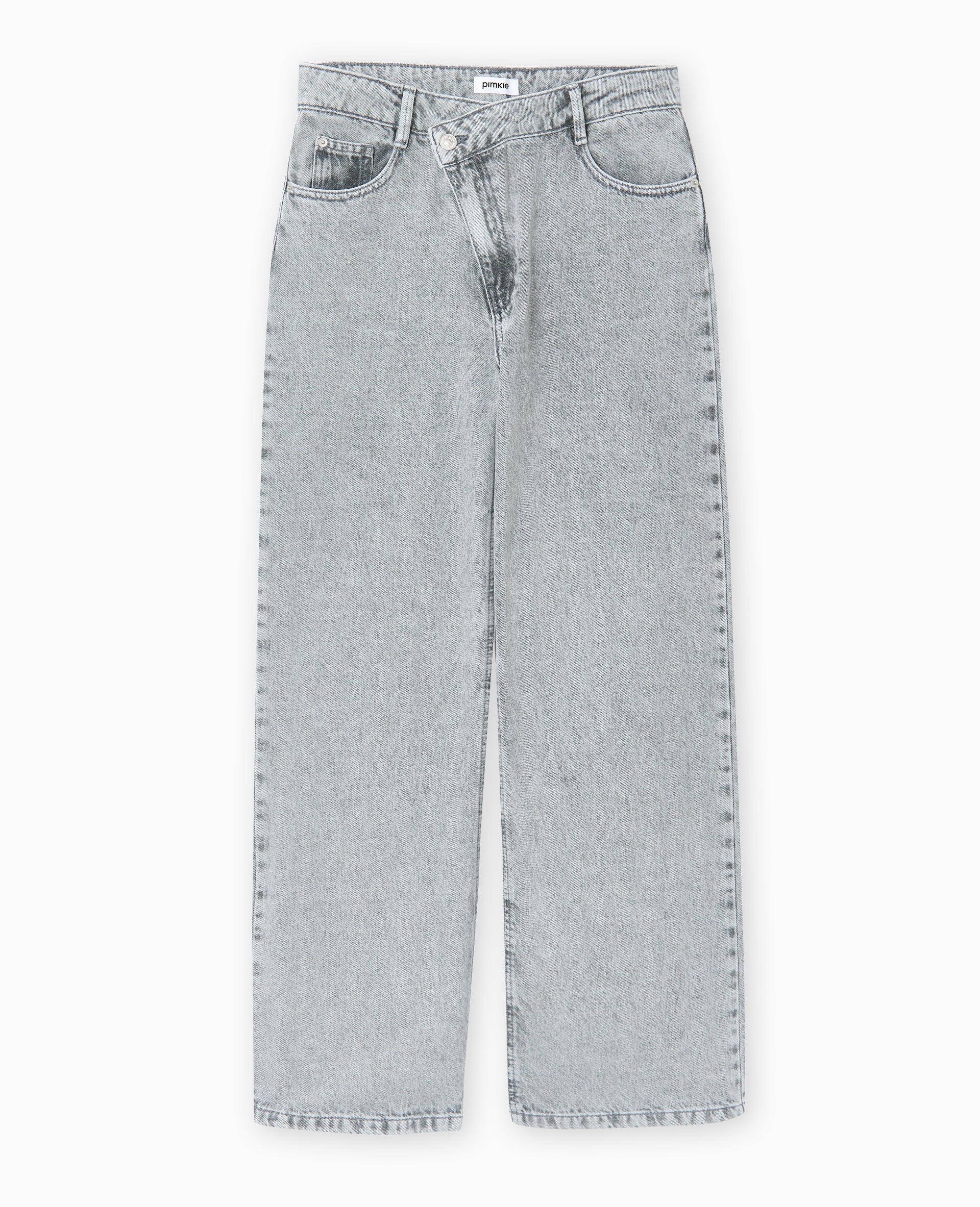 Jean wide taille croisée