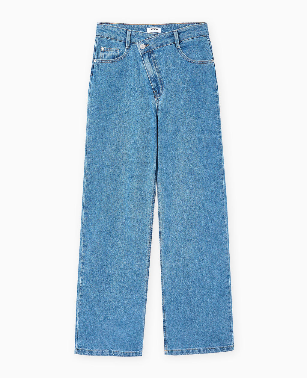 Jean straight taille croisée