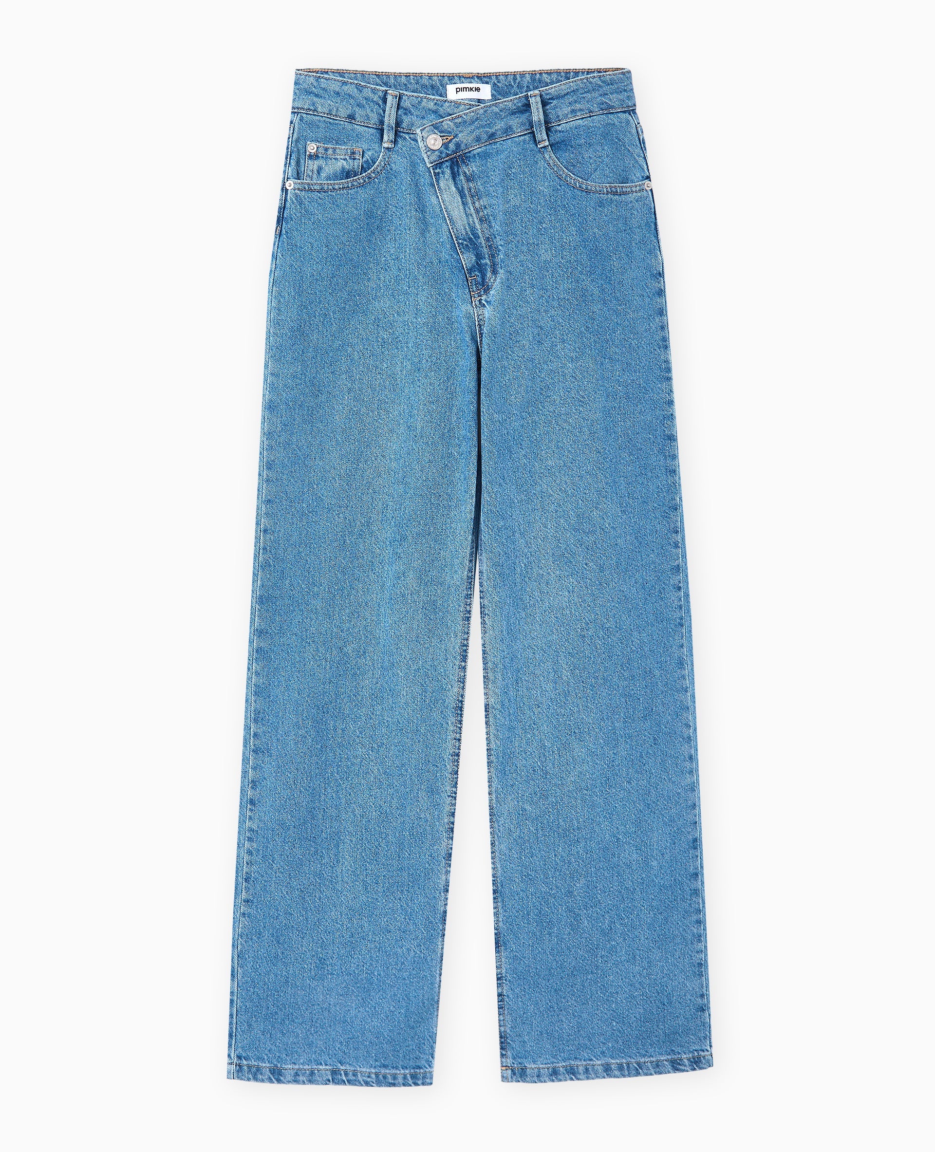 Jean straight taille croisée