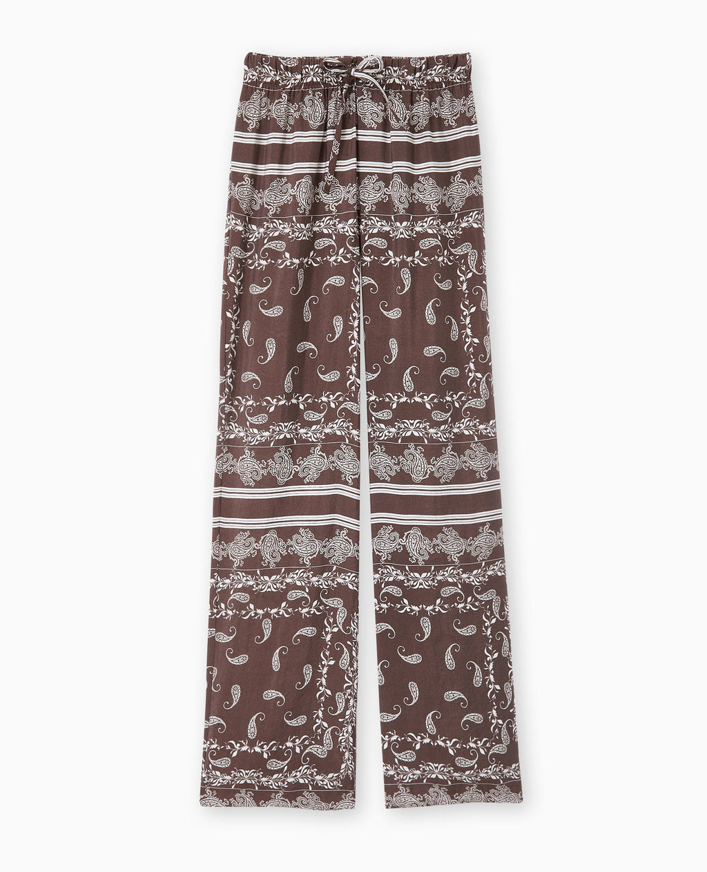 Pantalon taille coulissée motif bandana
