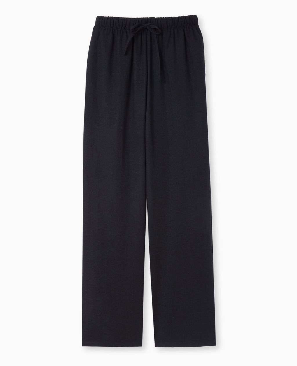 Pantalon droit et large avec ceinture coulissée