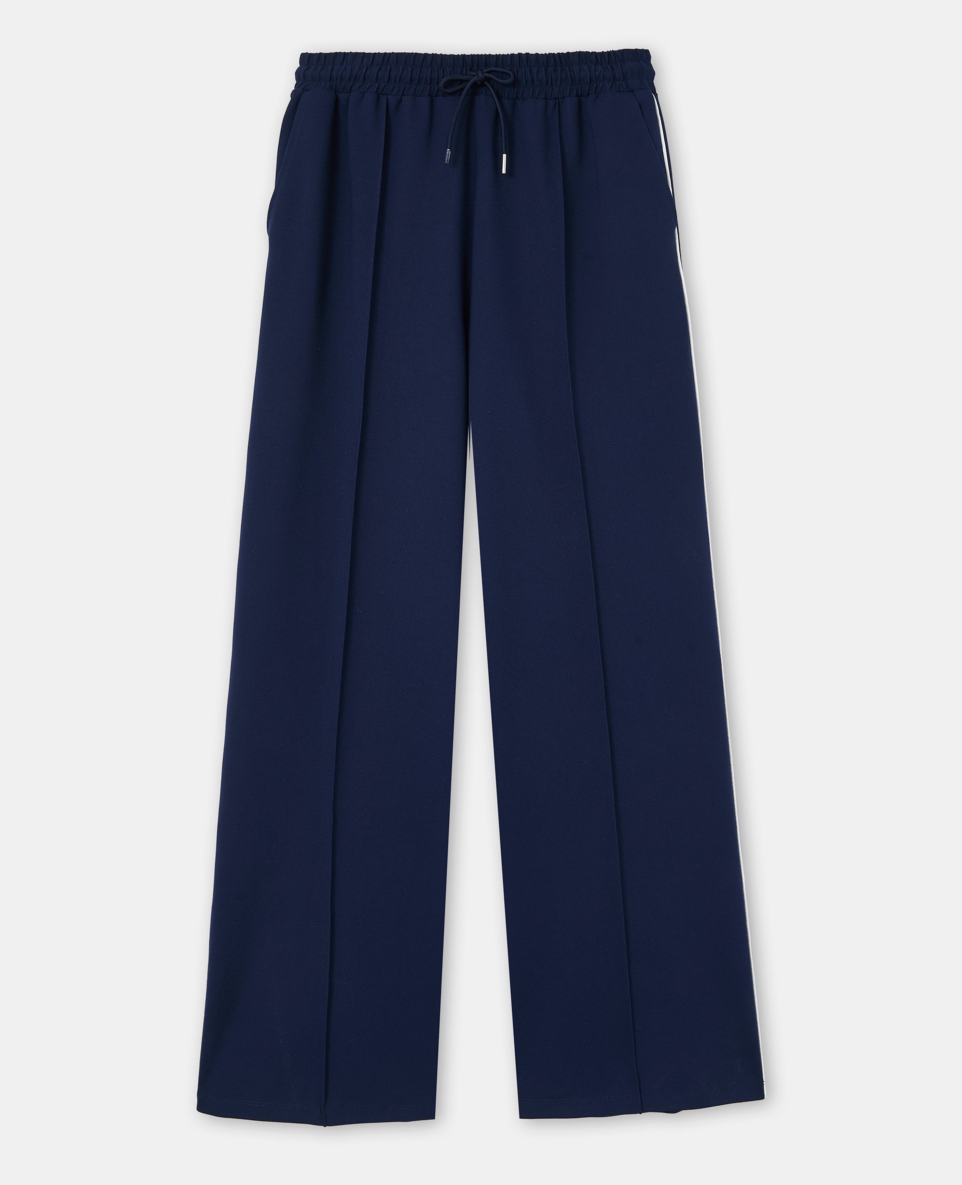 Pantalon esprit sport avec pinces et liserés