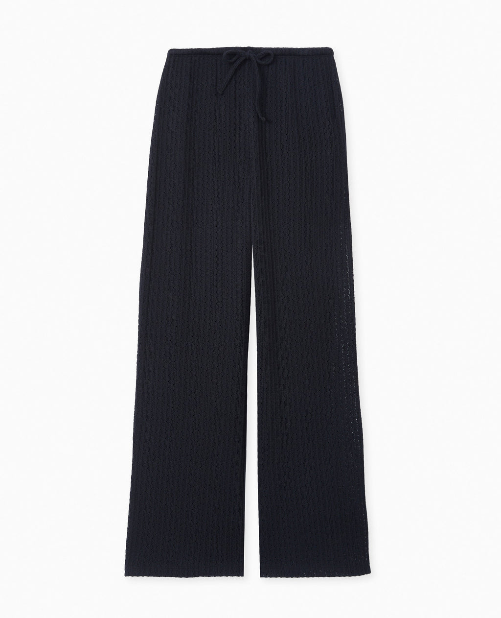 Pantalon ample en maille ajourée