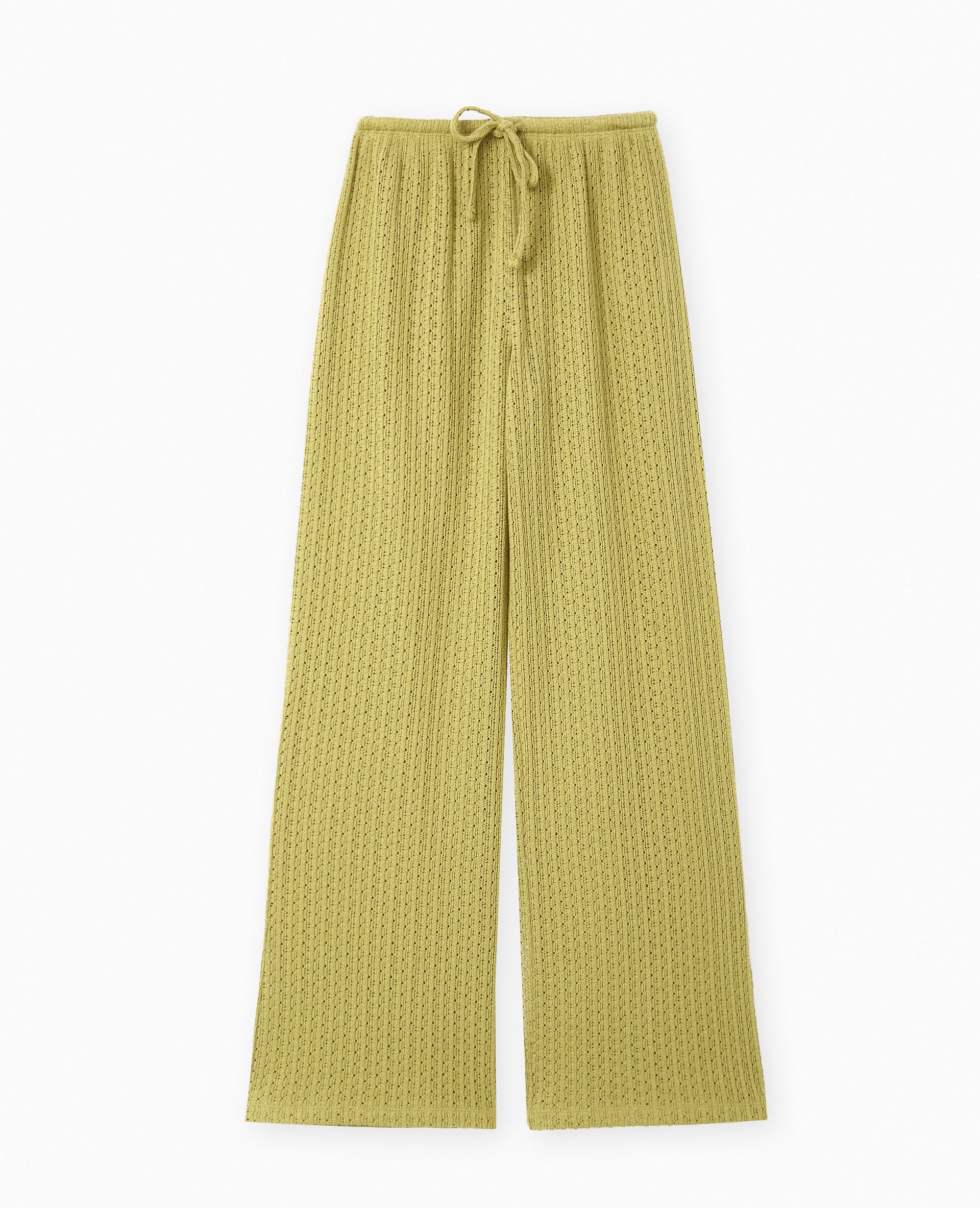 Pantalon ample en maille ajourée