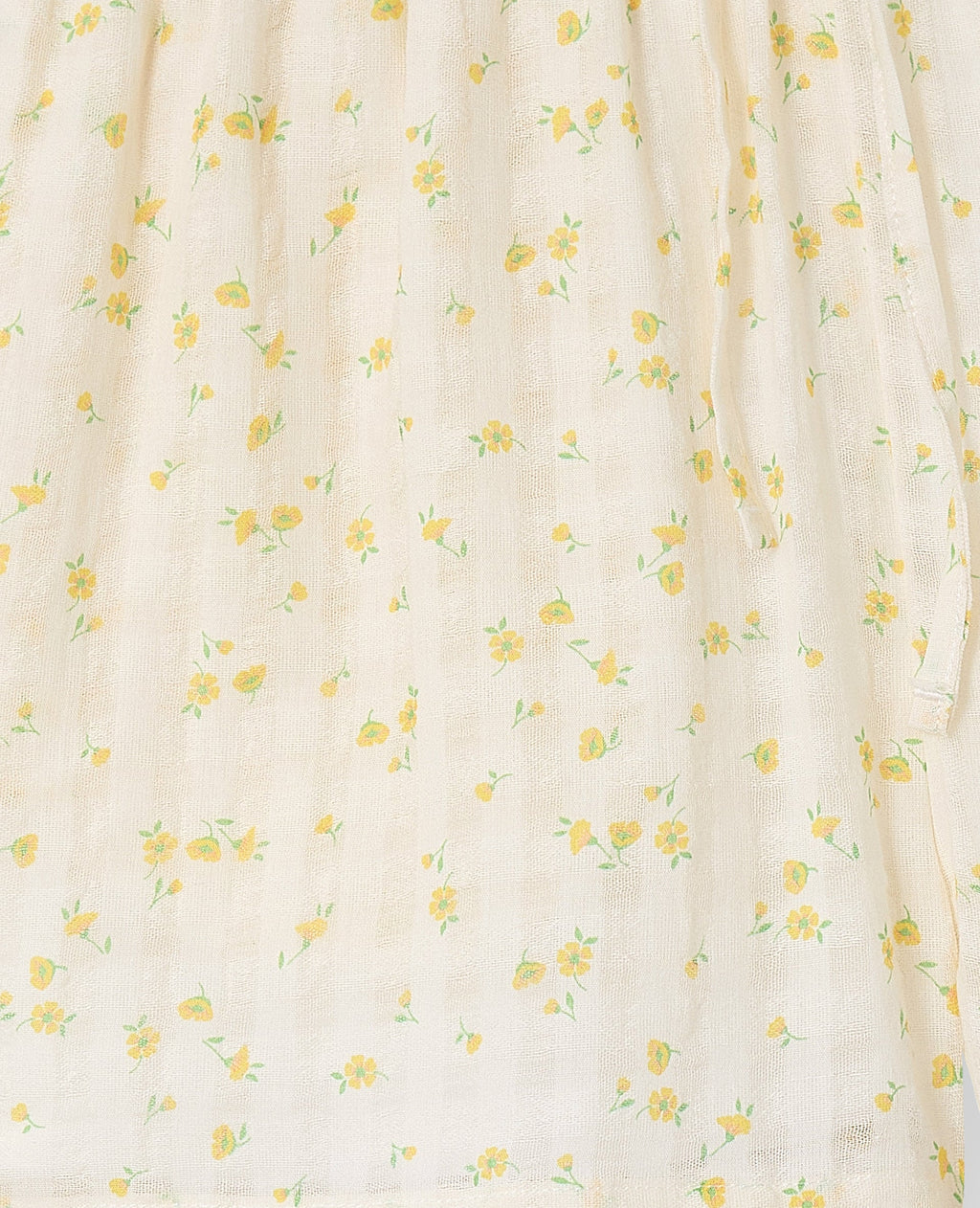Short taille coulissée motif fleurs