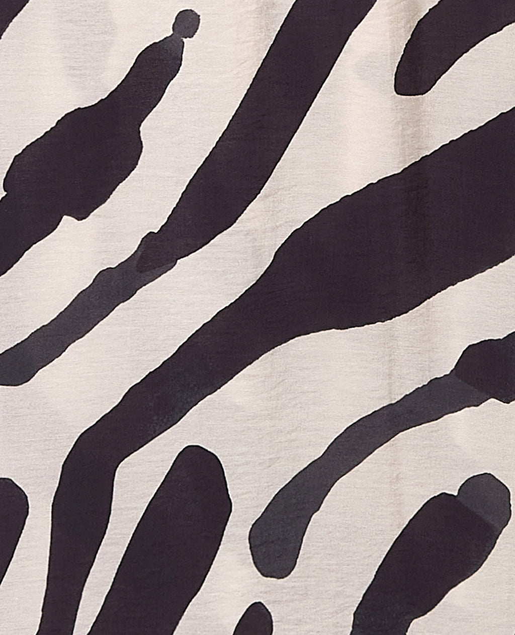 Pantalon fluide avec lien coulissé motifs zébrés
