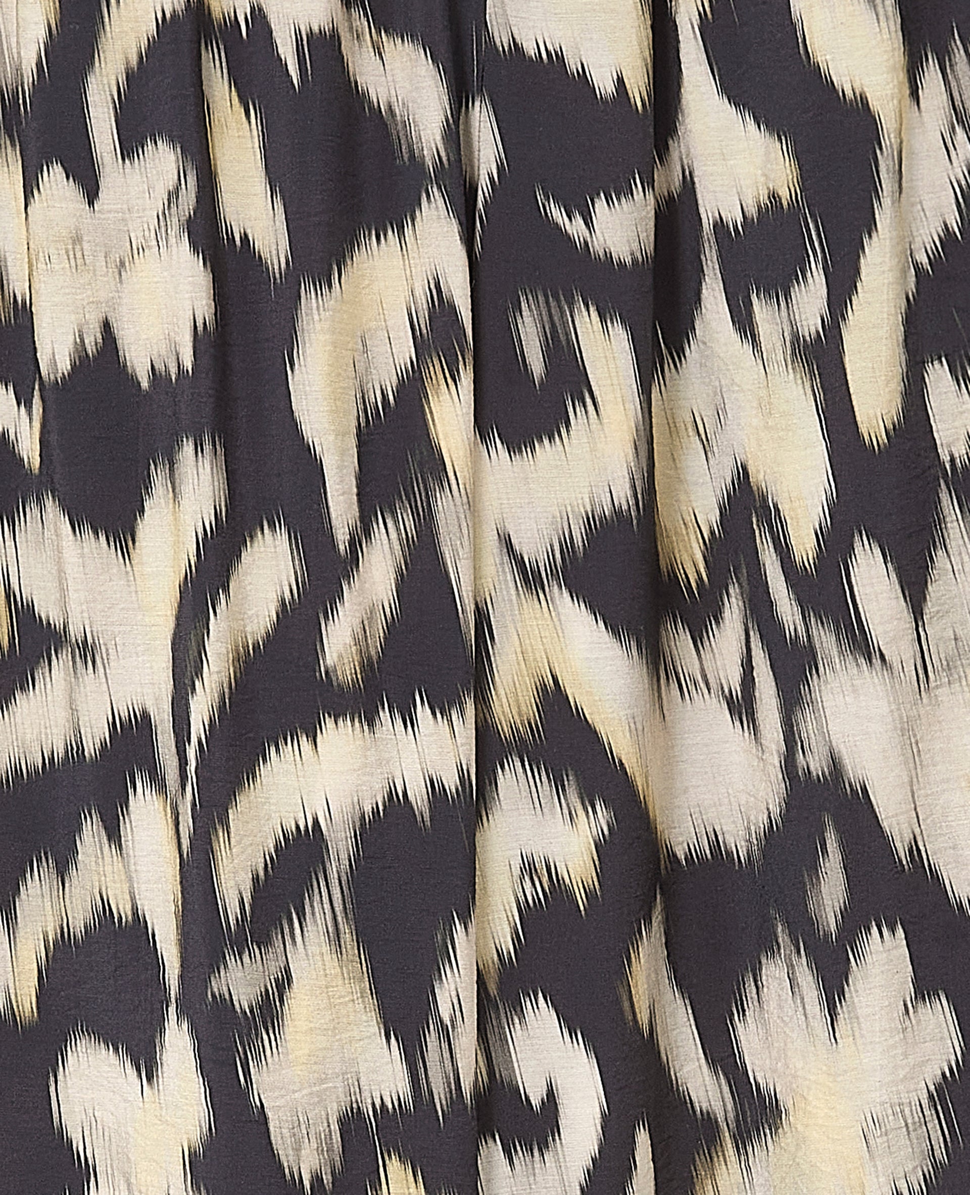 Pantalon fluide avec lien coulissé motifs flous