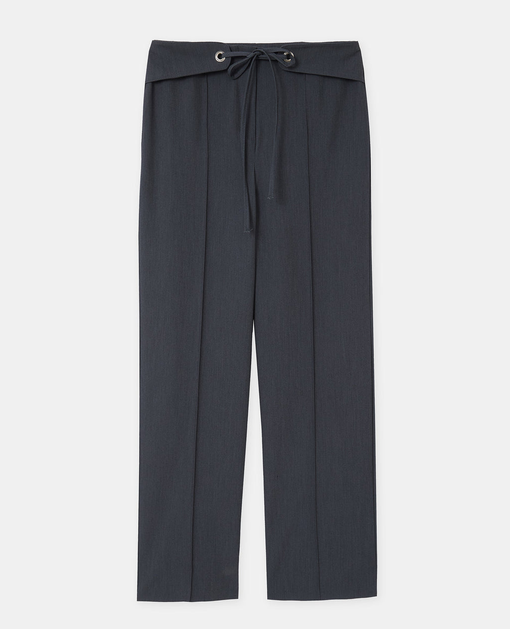 Pantalon city avec ceinture à nouer