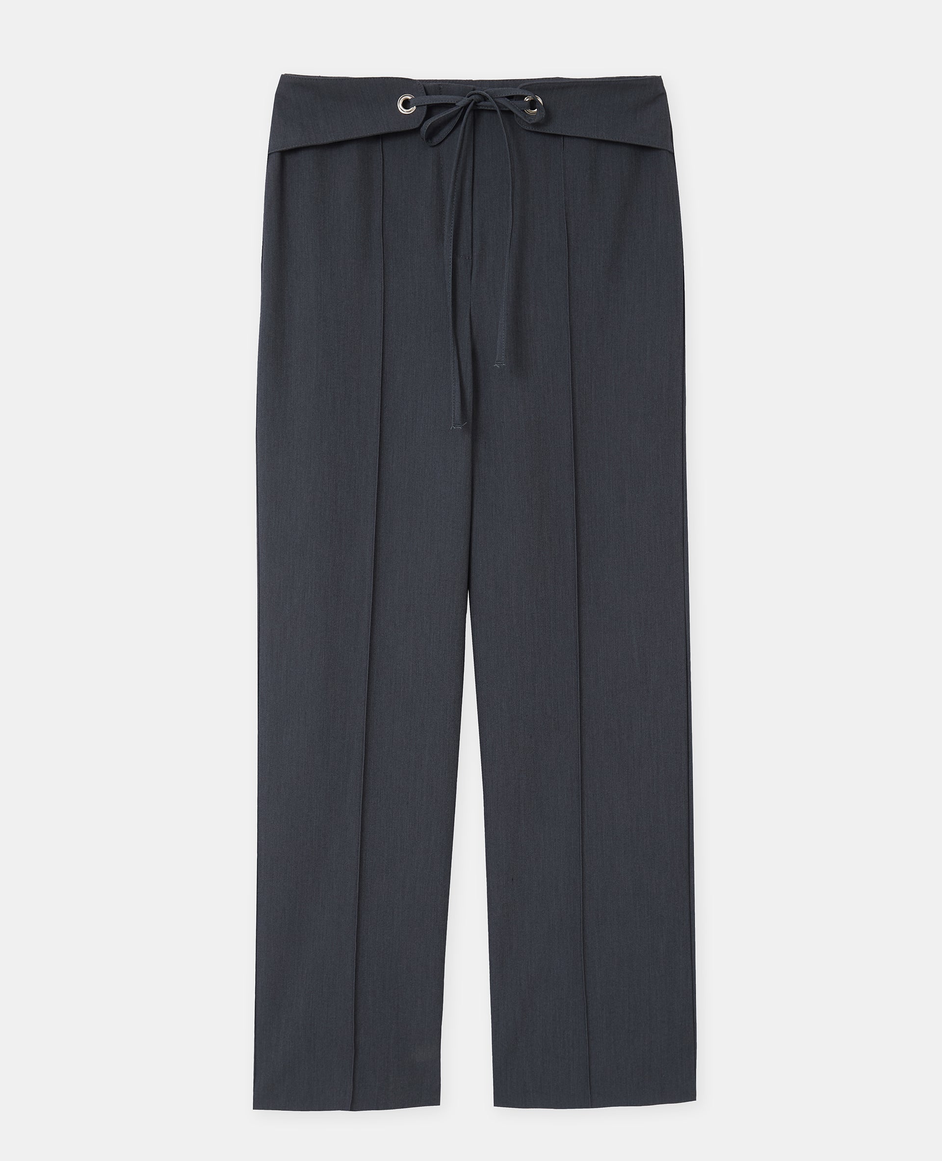 Pantalon city avec ceinture à nouer