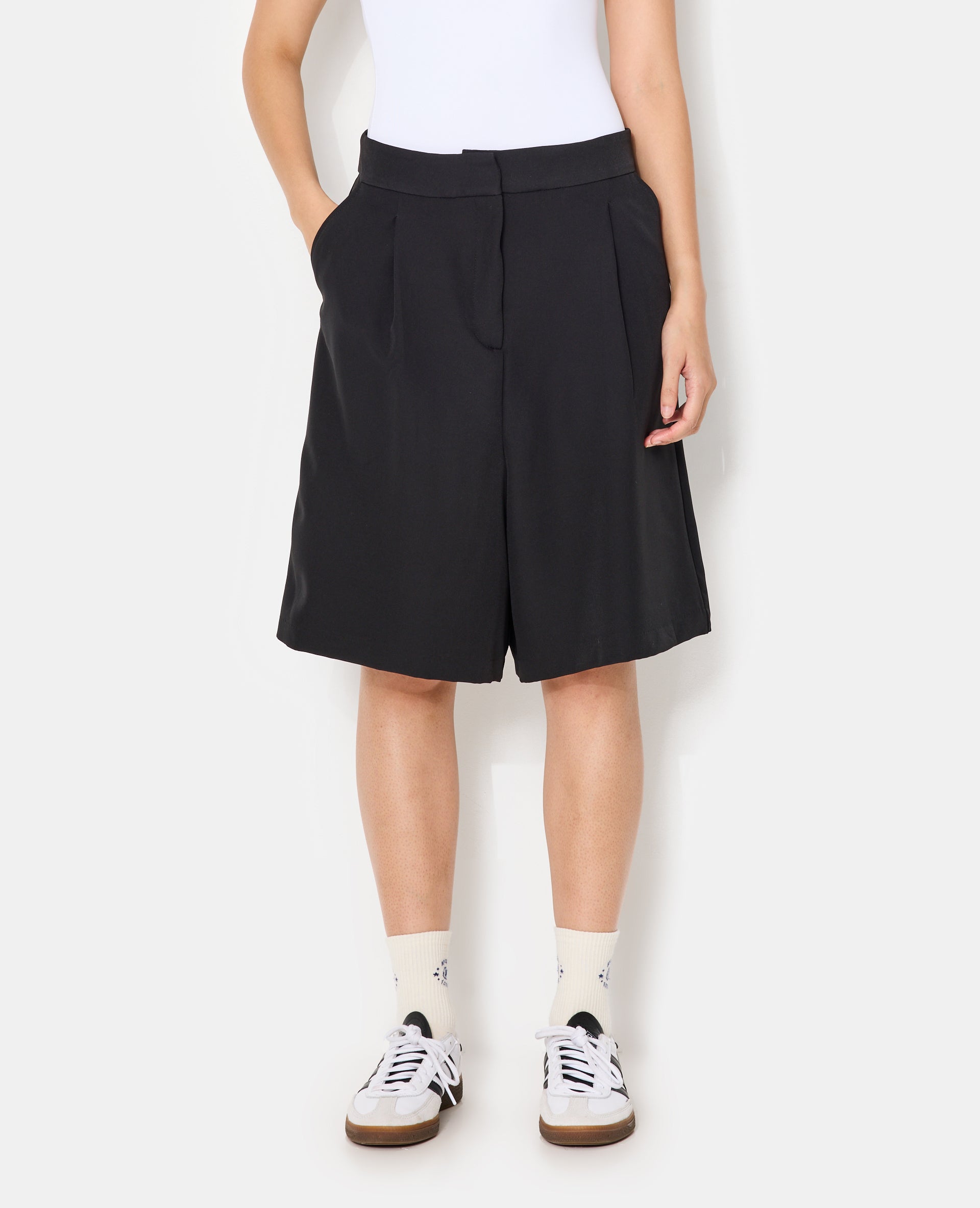 Bermuda city façon jupe-culotte