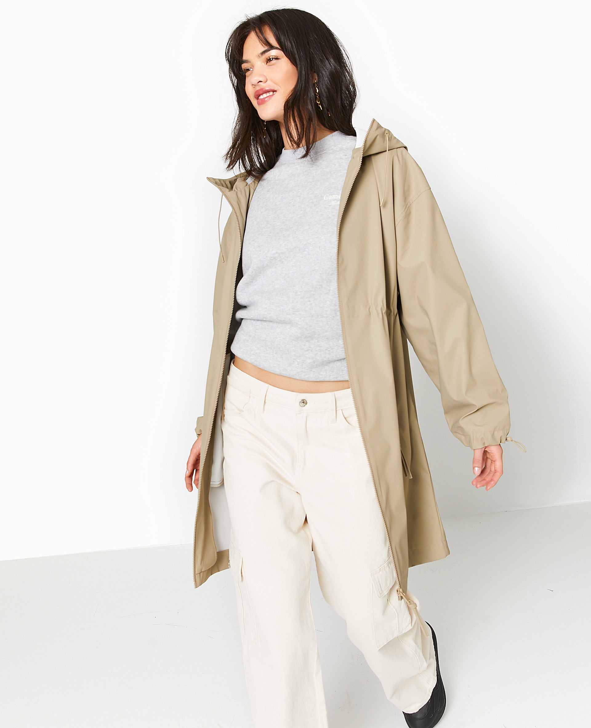 Manteau de pluie avec capuche