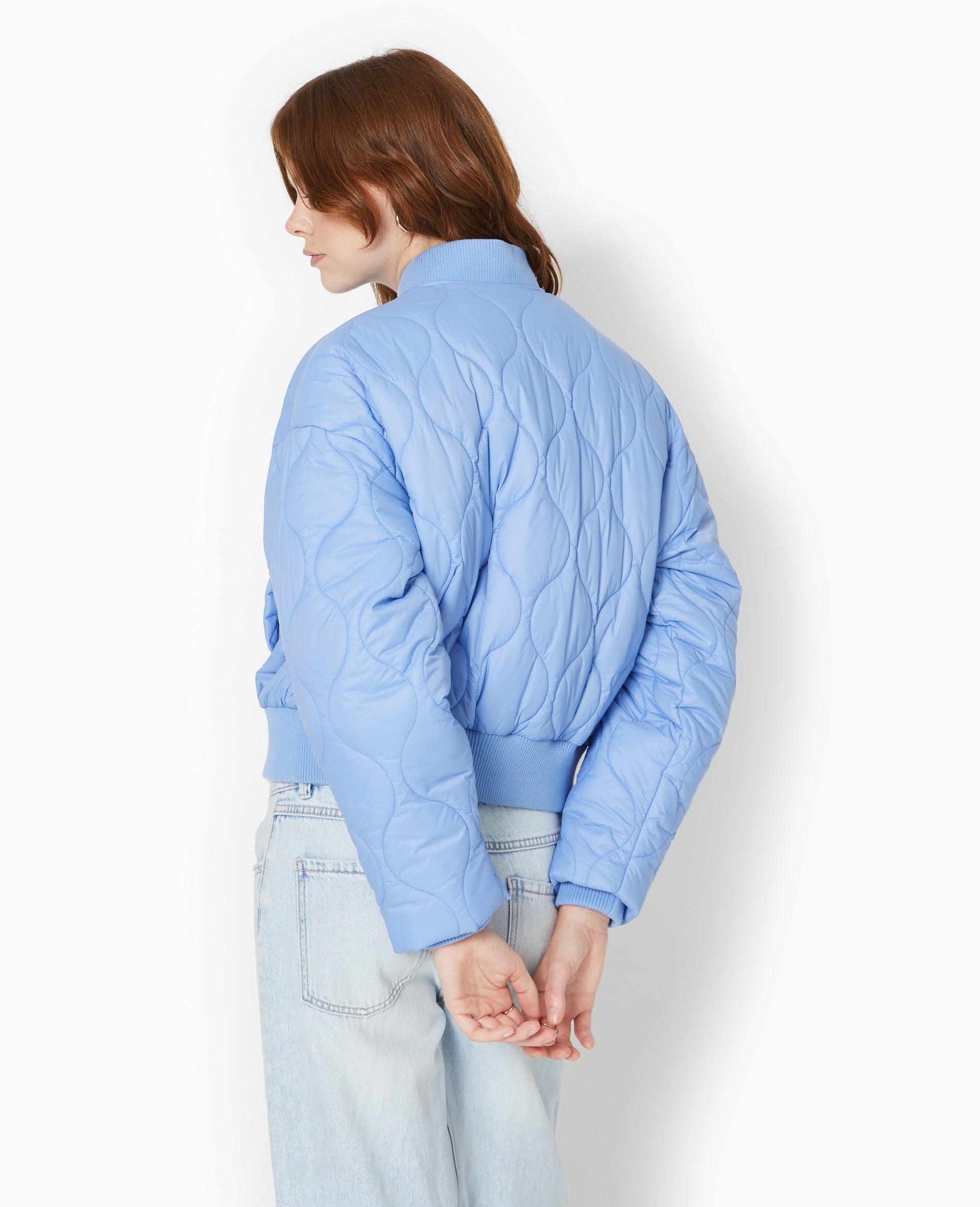 Blouson matelassé forme bomber