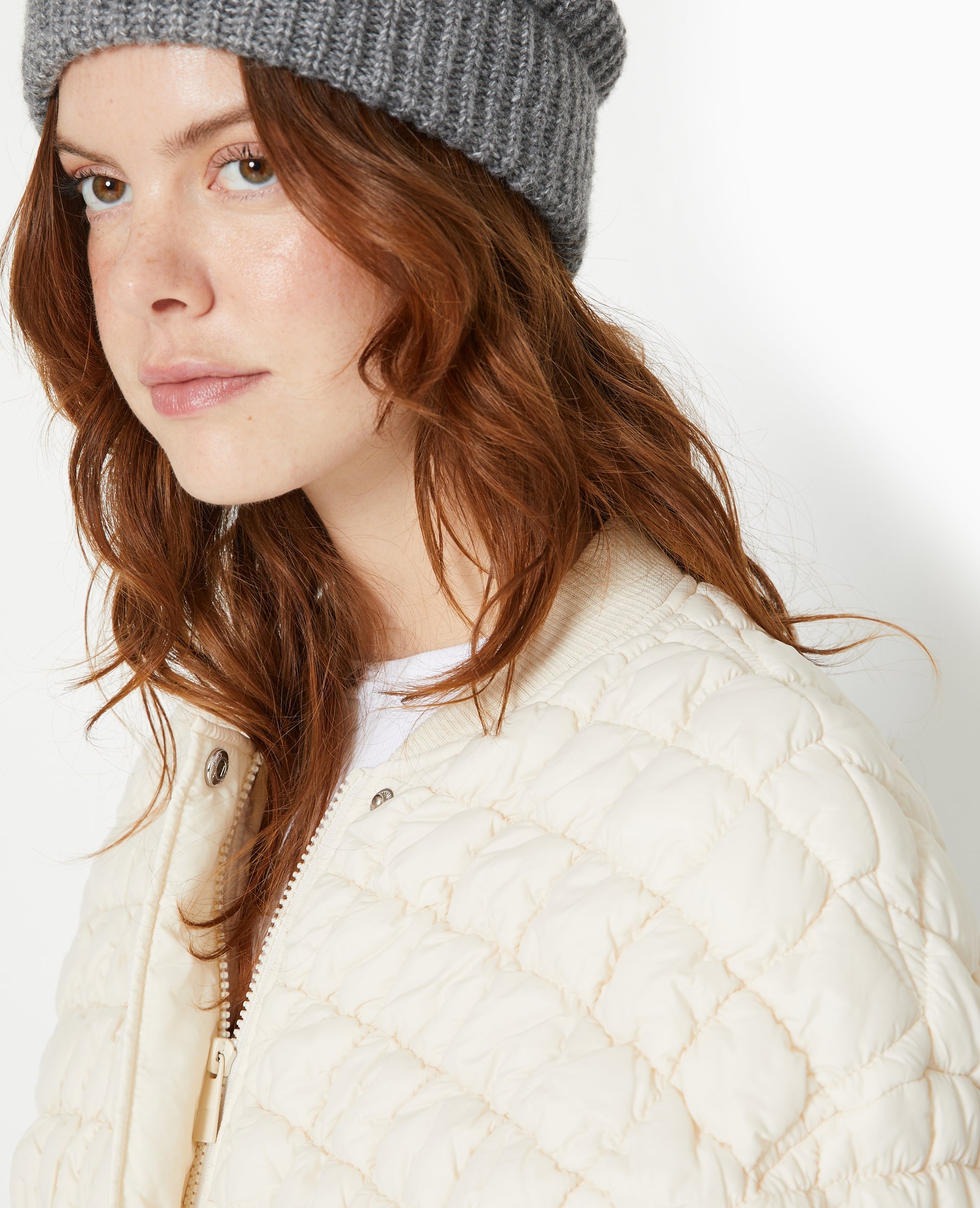 Blouson matelassé forme bomber