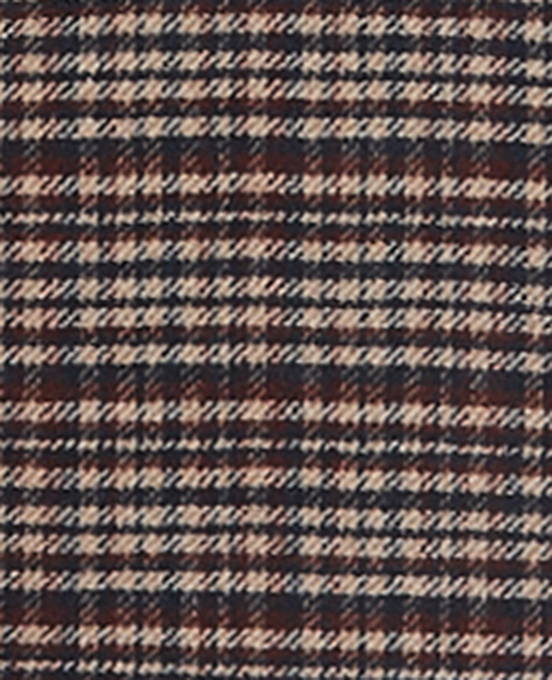 Manteau long avec laine motif carreaux