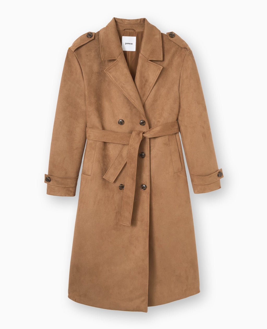Trench oversize en suédine