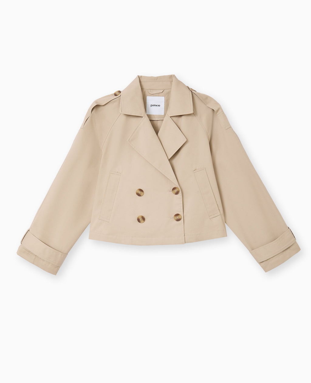 Trench court en toile
