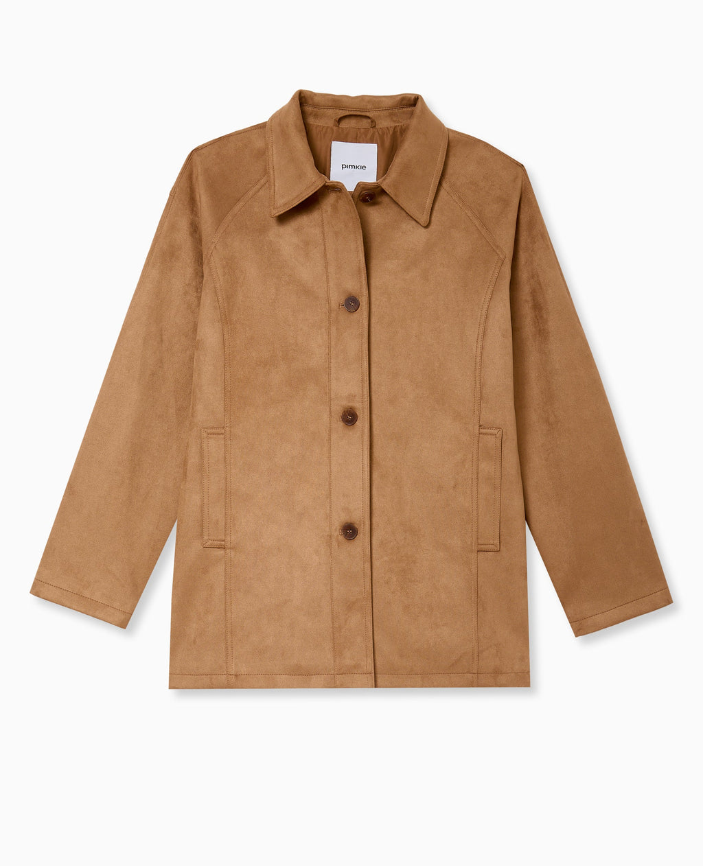 Manteau court en suédine