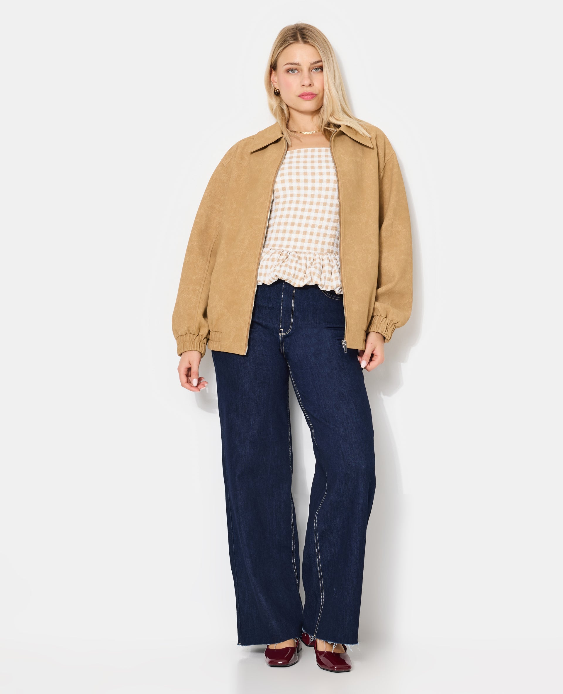 Blouson en suédine