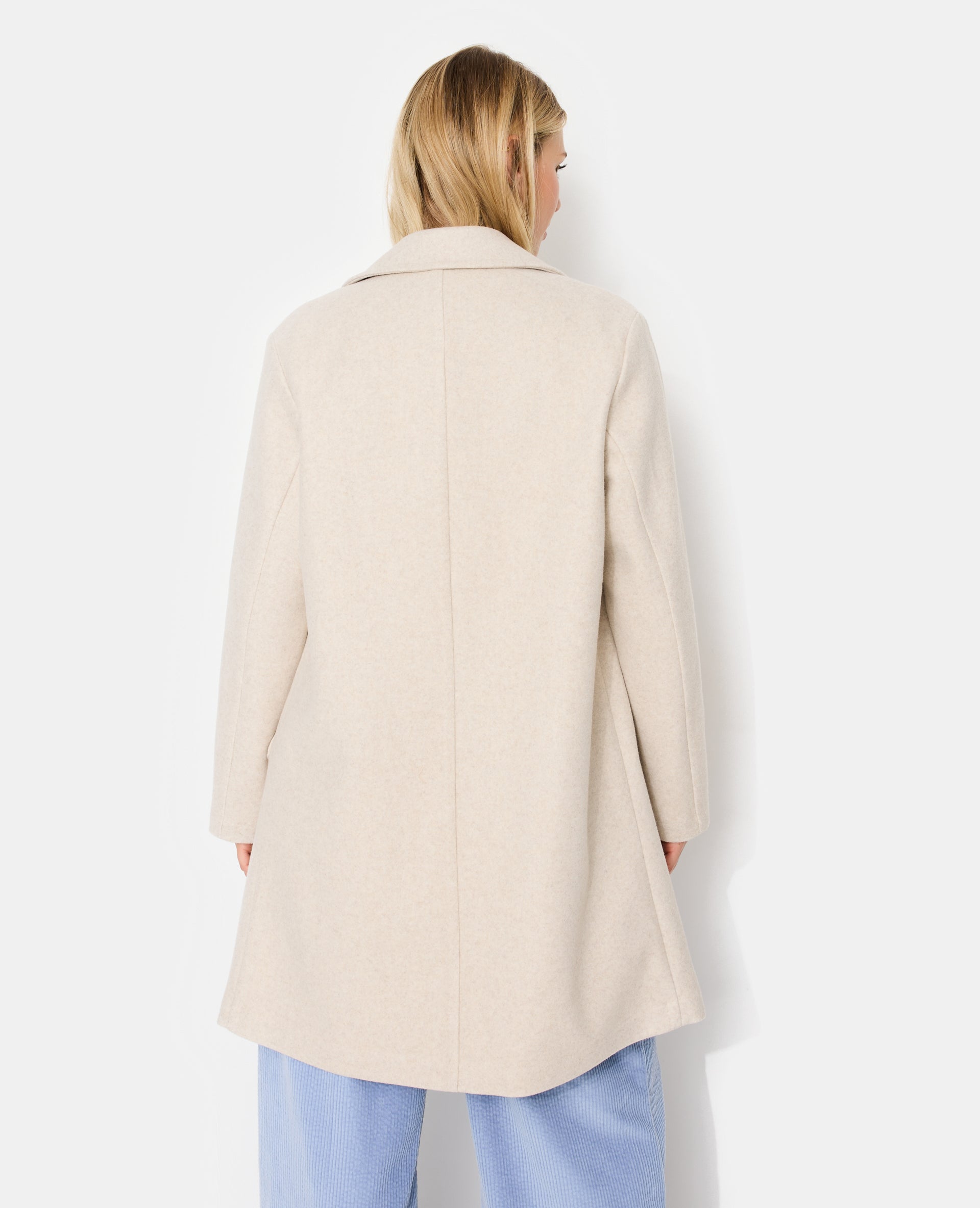 Manteau façon de drap de laine