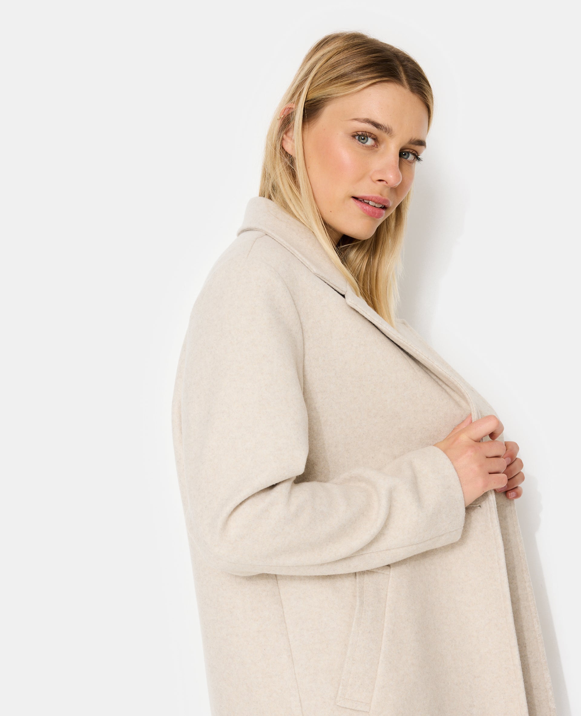 Manteau façon de drap de laine