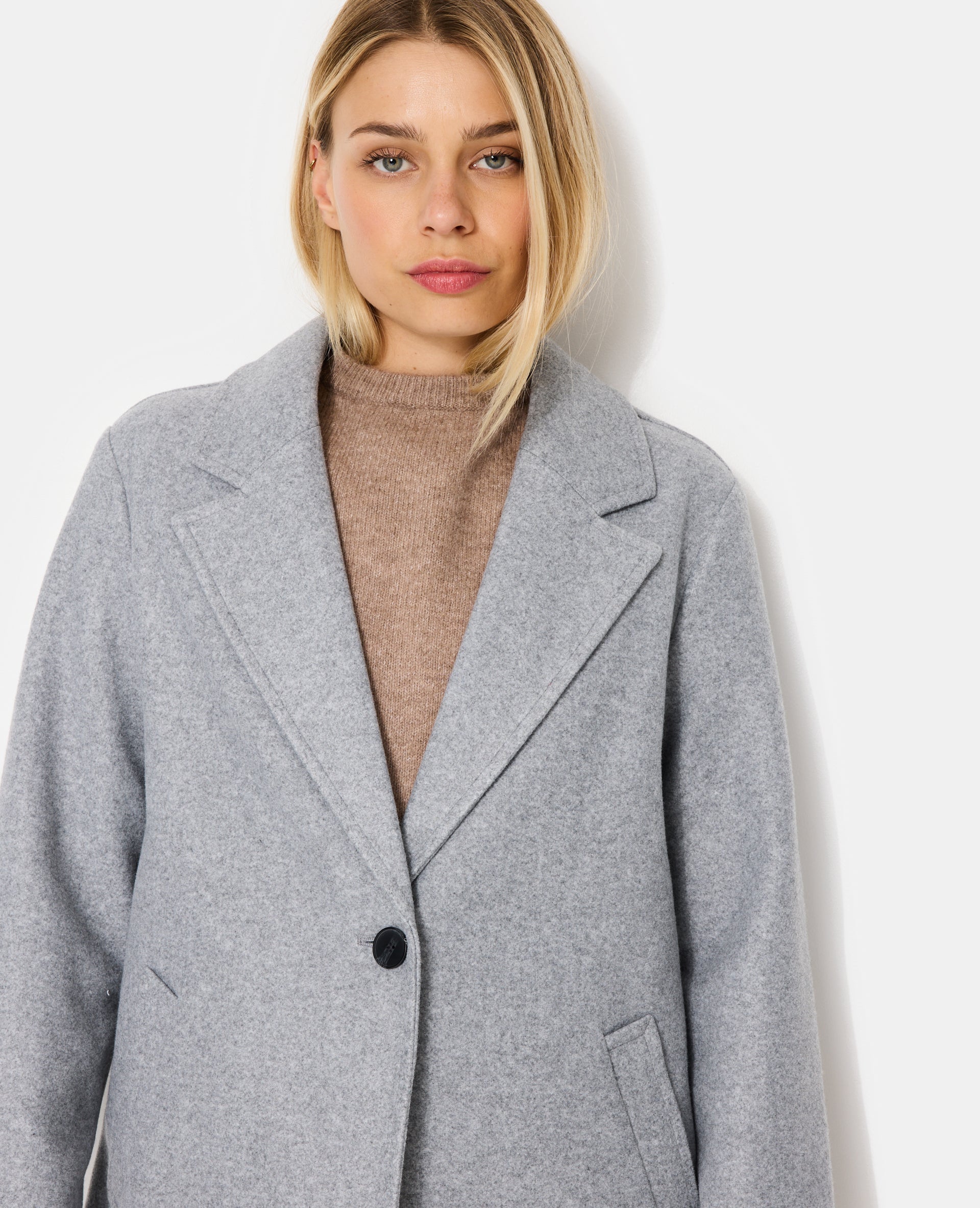 Manteau façon de drap de laine