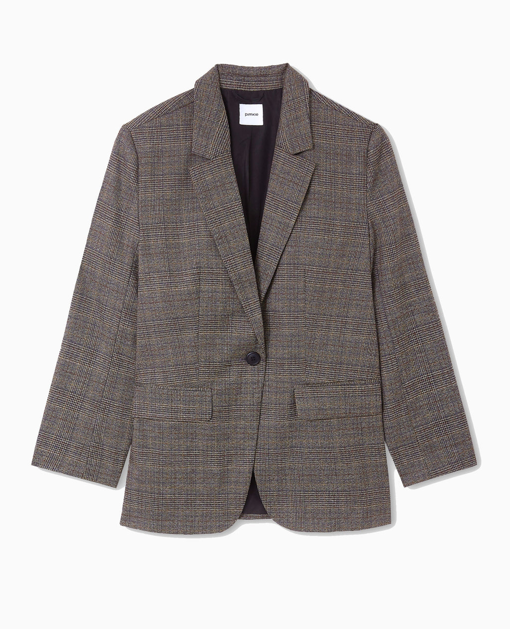 Veste blazer motif carreaux