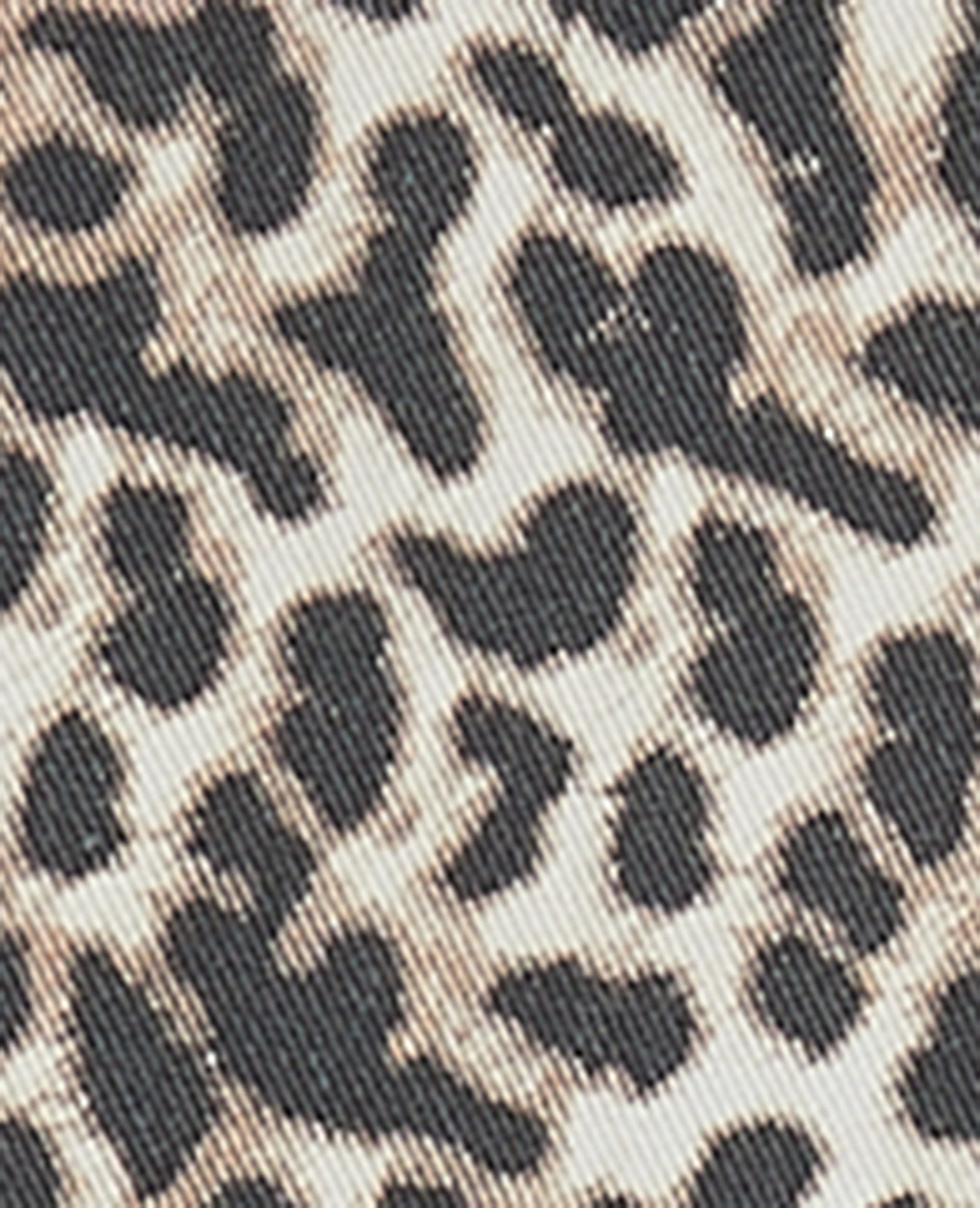 Surchemise en toile motif léopard