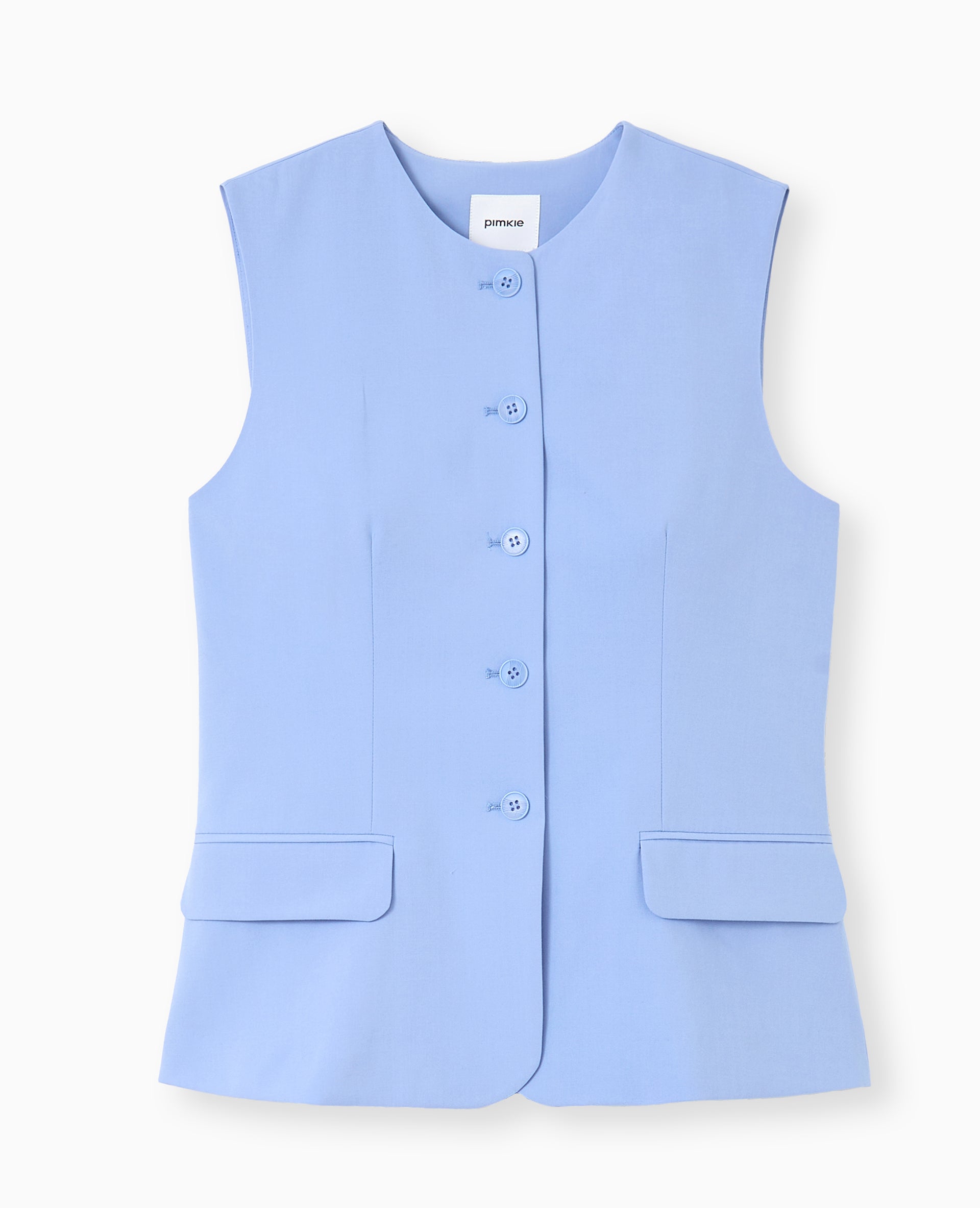 Veste blazer sans manches esprit gilet de barman