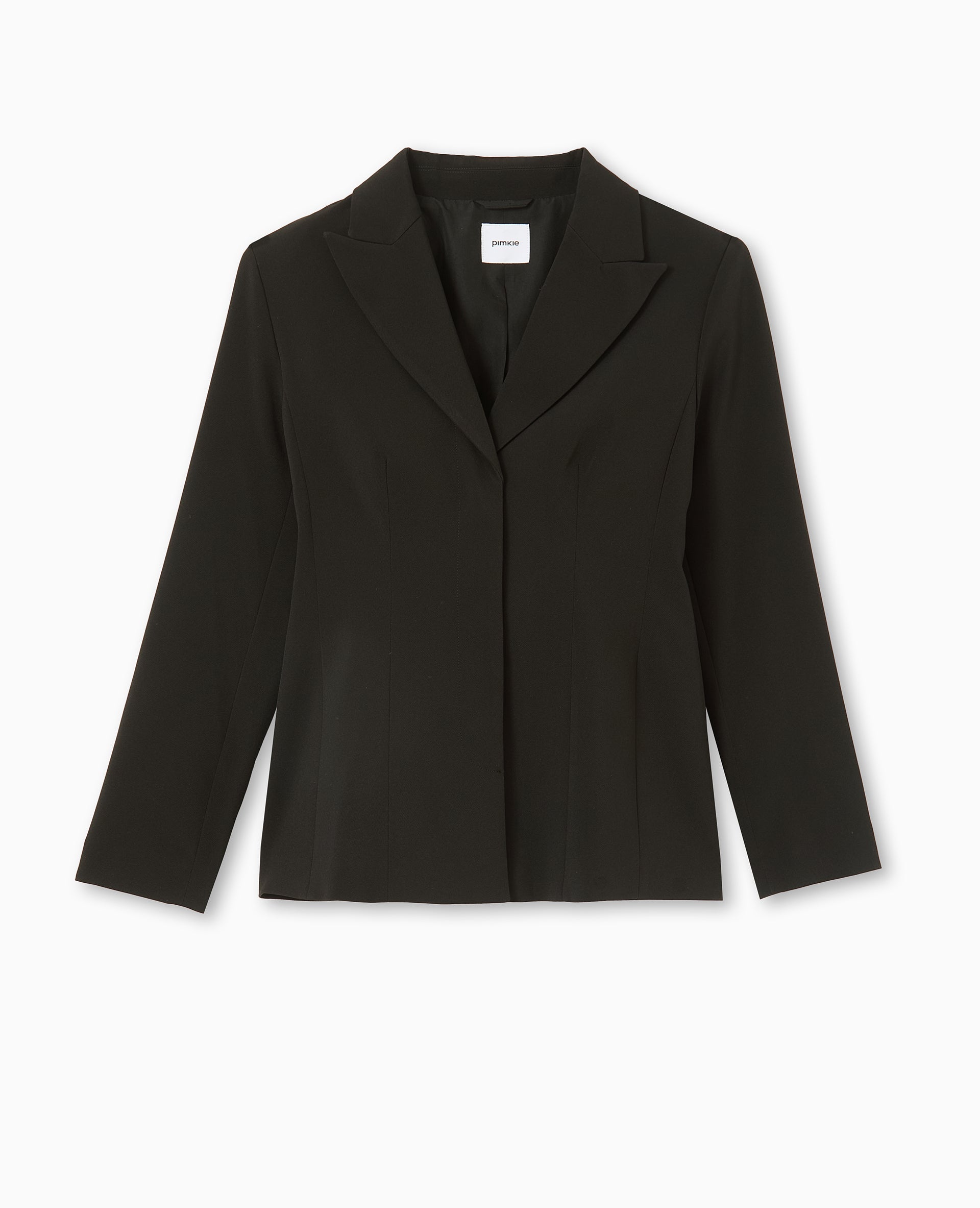 Veste blazer cintrée avec boutons pressions