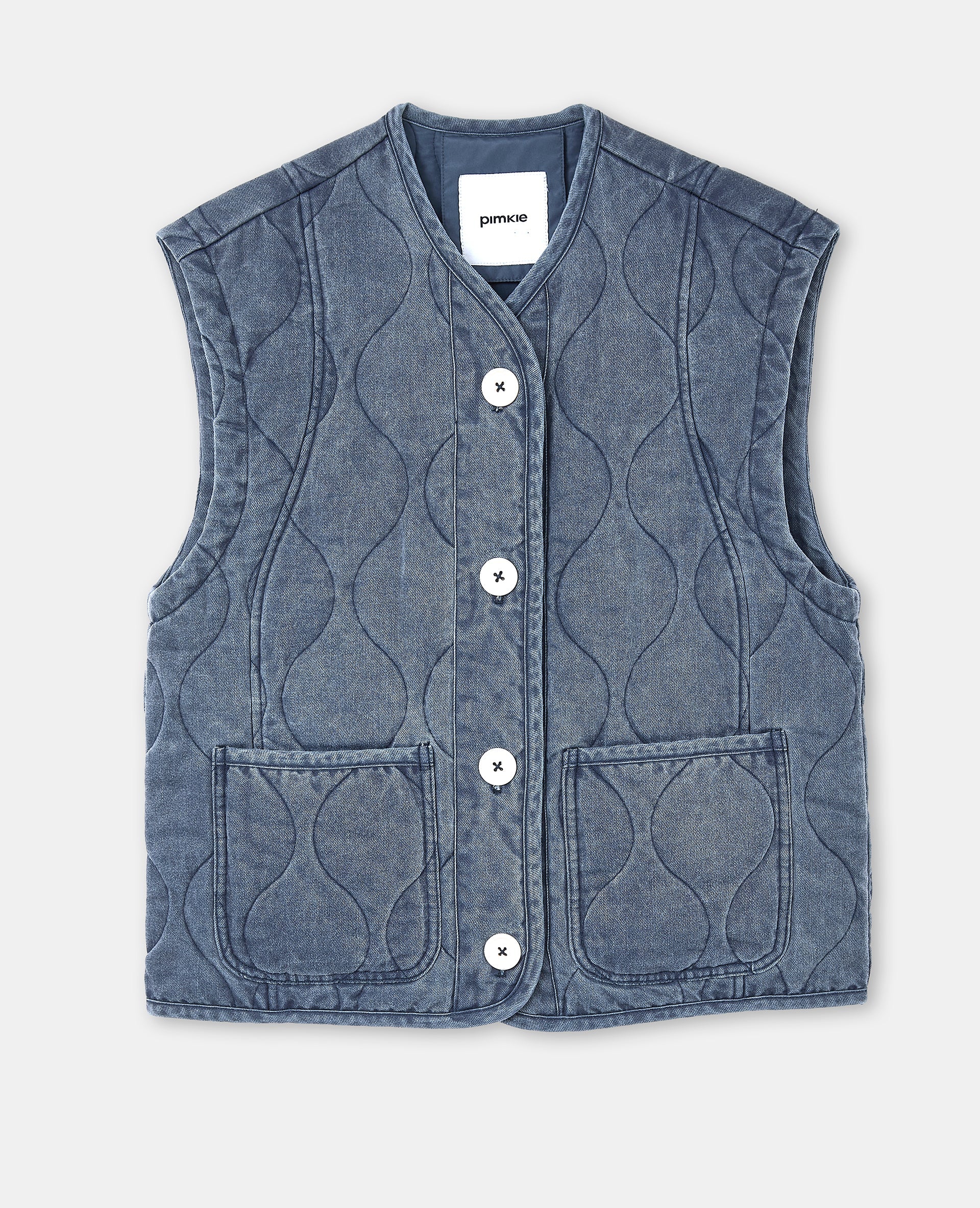 Veste sans manches matelassée