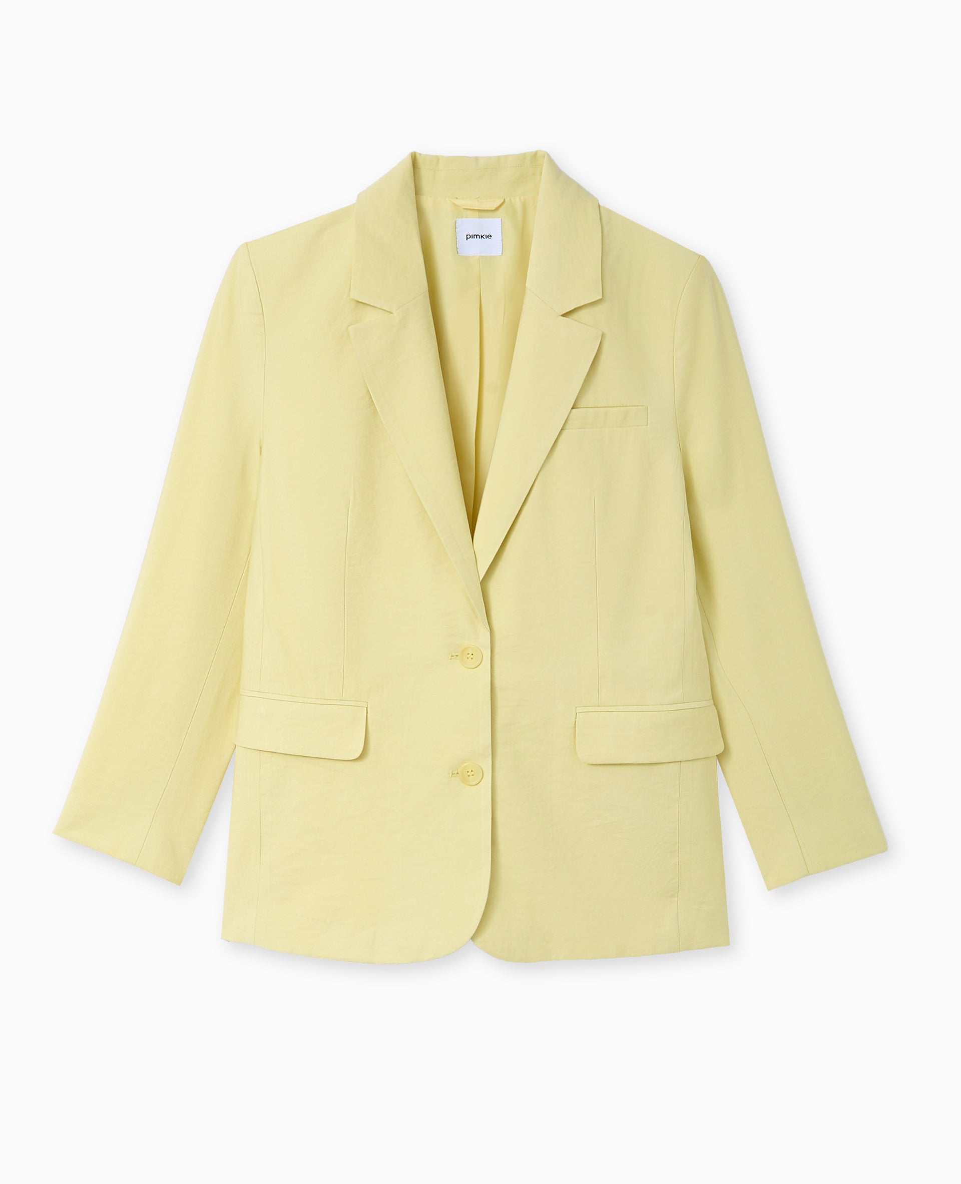 Veste blazer oversize en tissu fluide