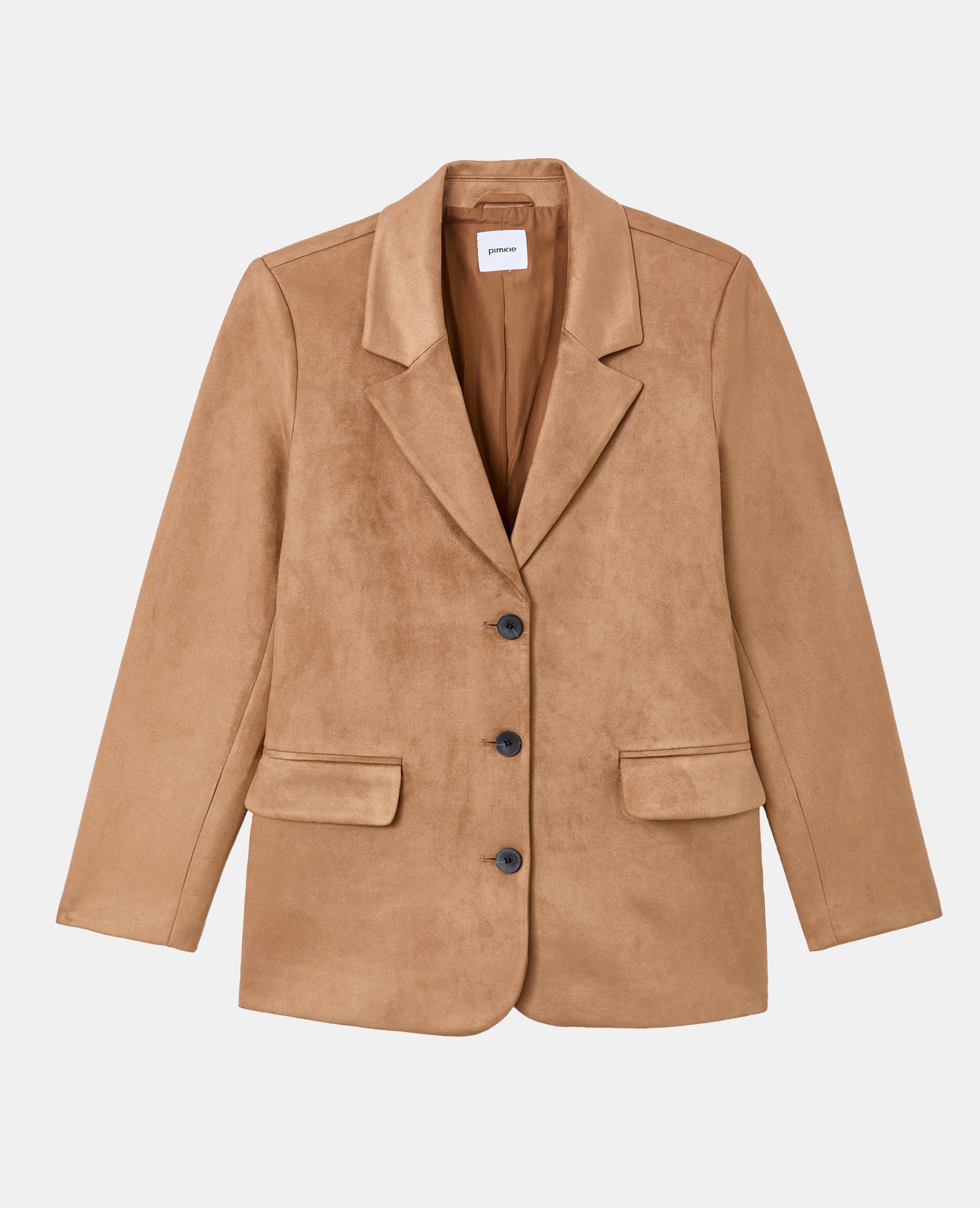 Veste blazer oversize en suédine