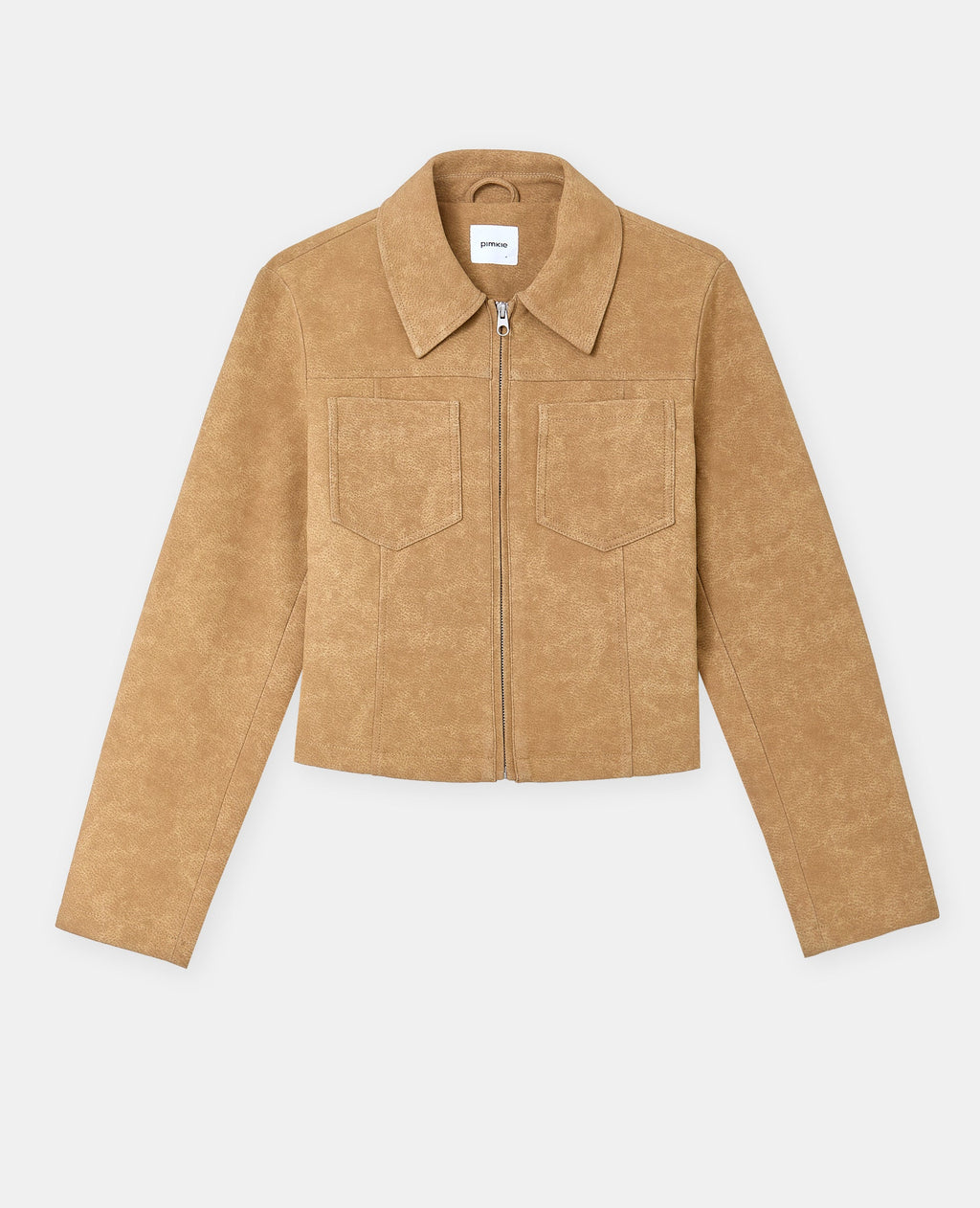 Veste courte en suédine