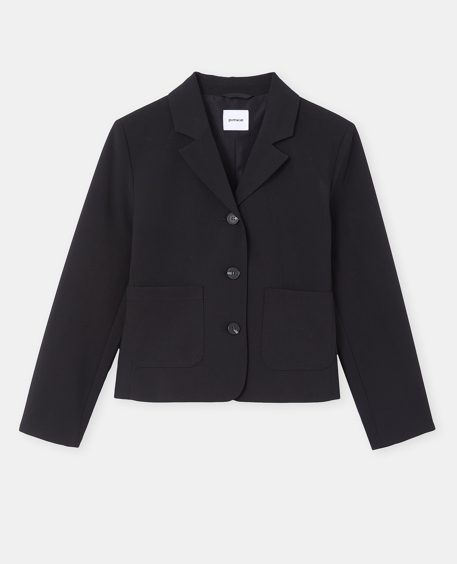 Veste blazer avec poches plaquées