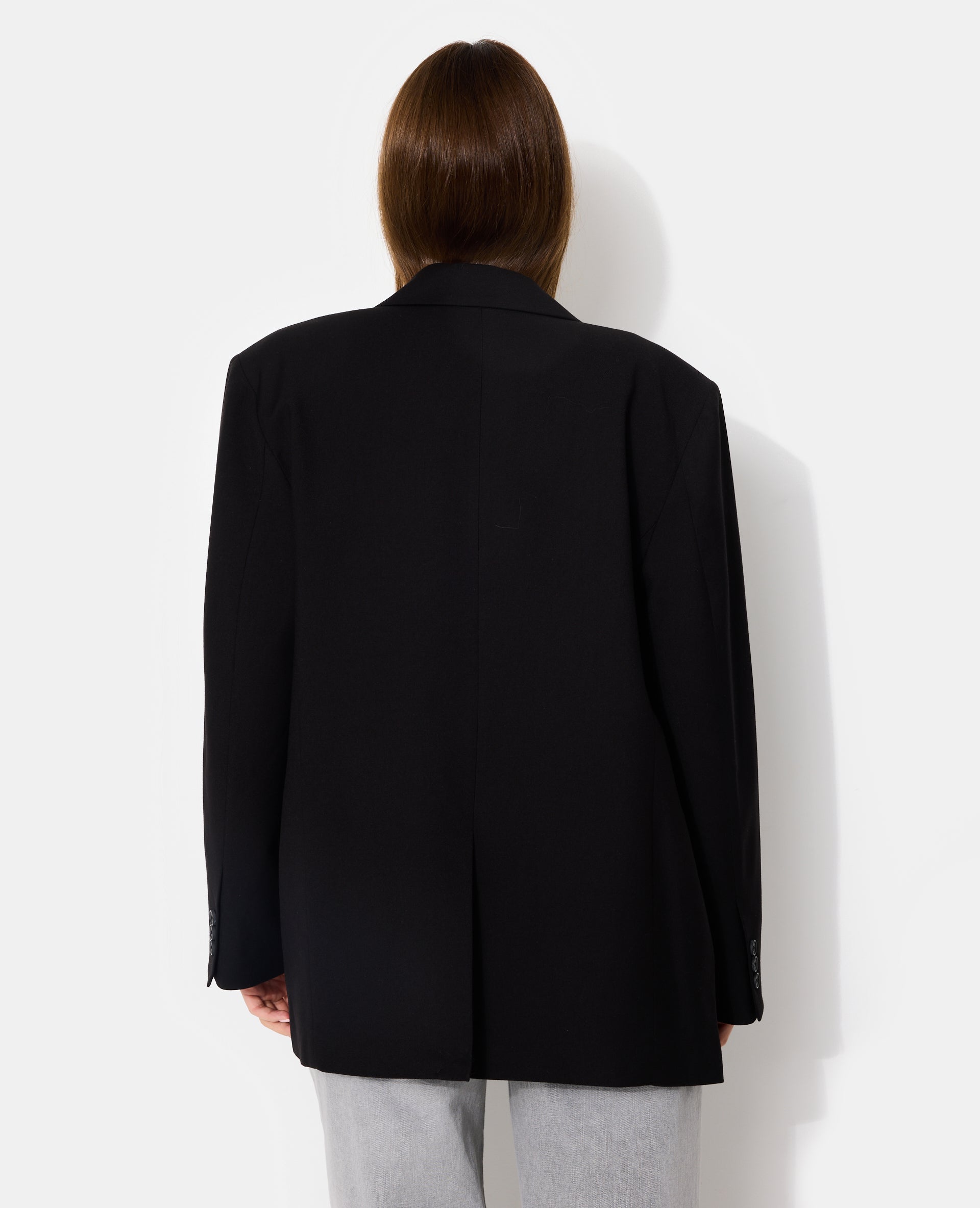 Veste blazer oversize avec double boutonnage