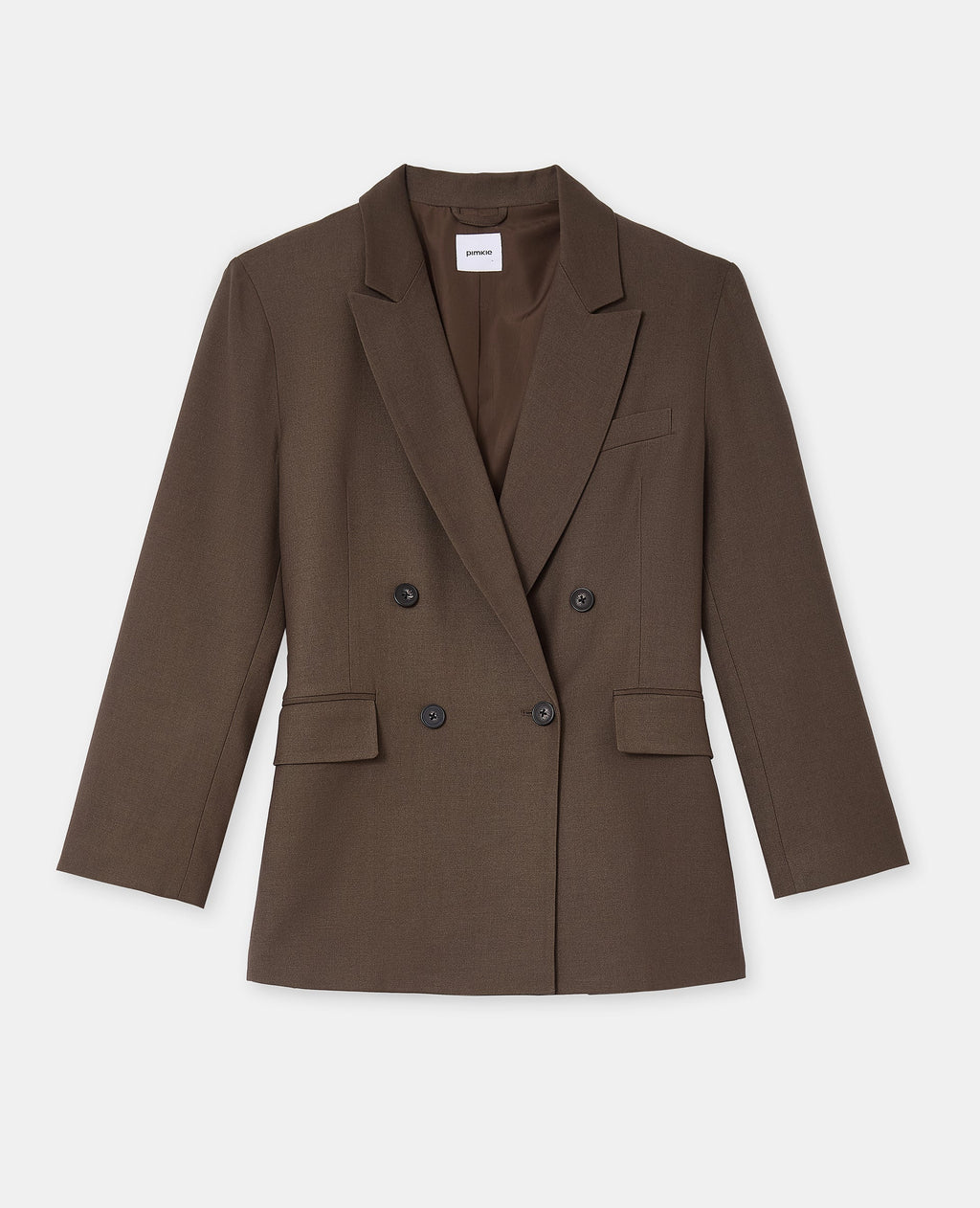 Veste blazer oversize avec double boutonnage