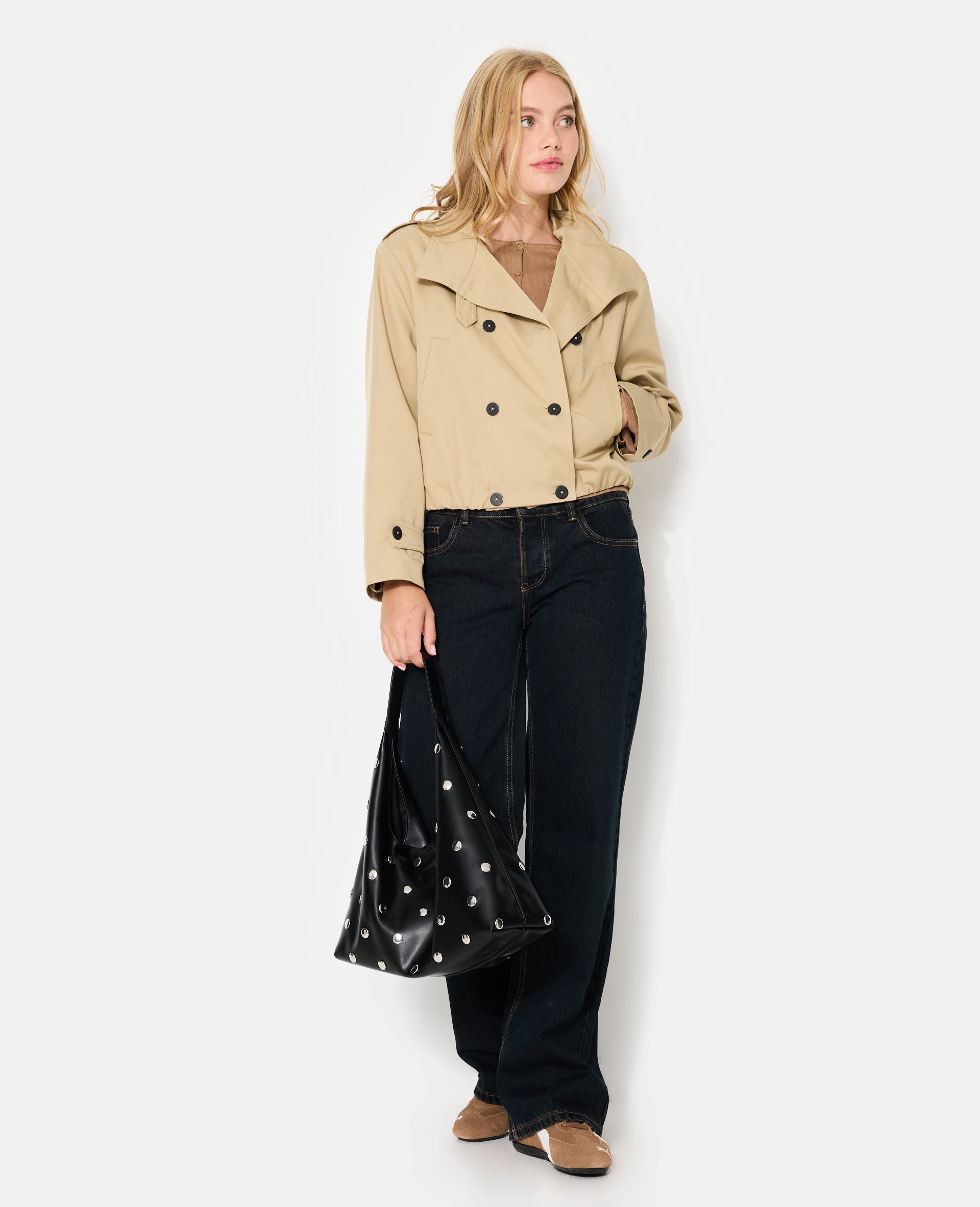 Blouson façon trench