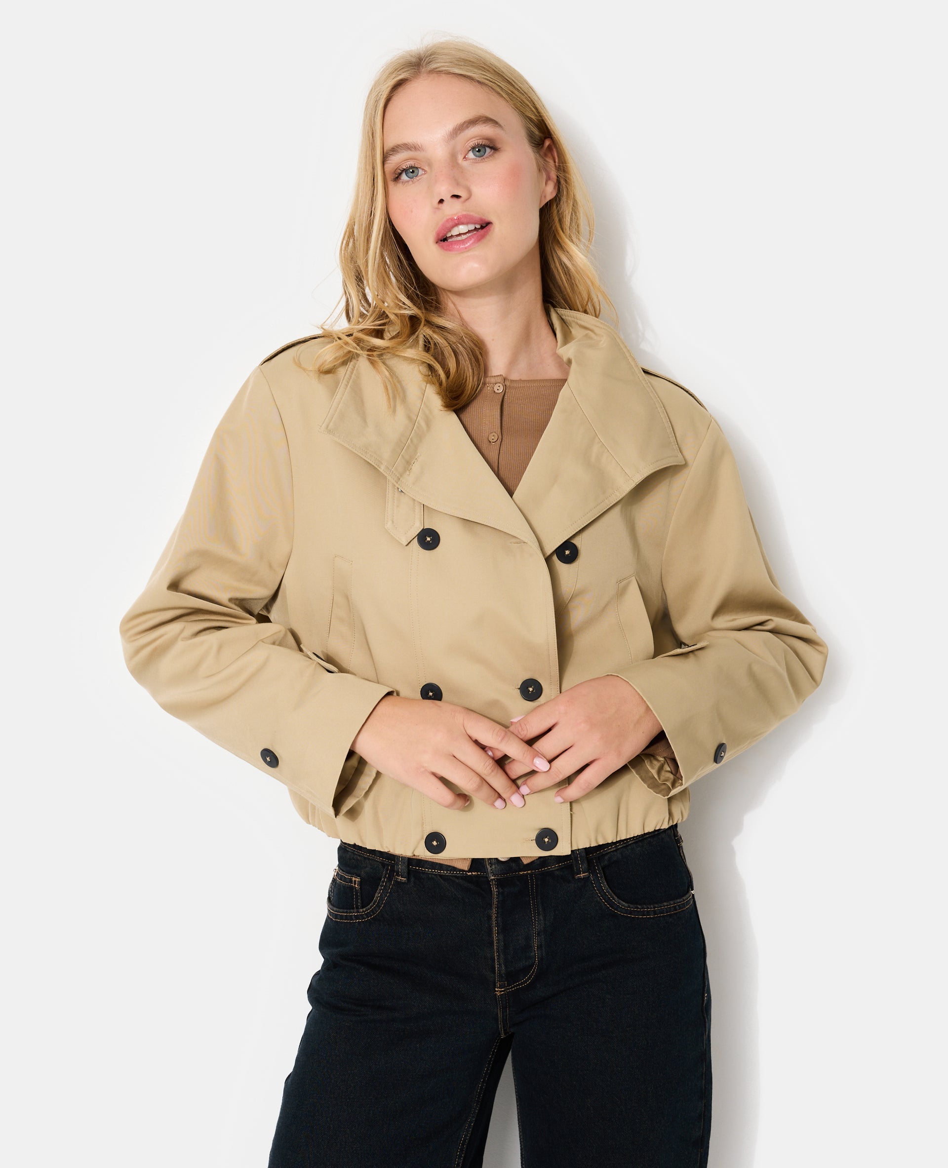 Blouson façon trench