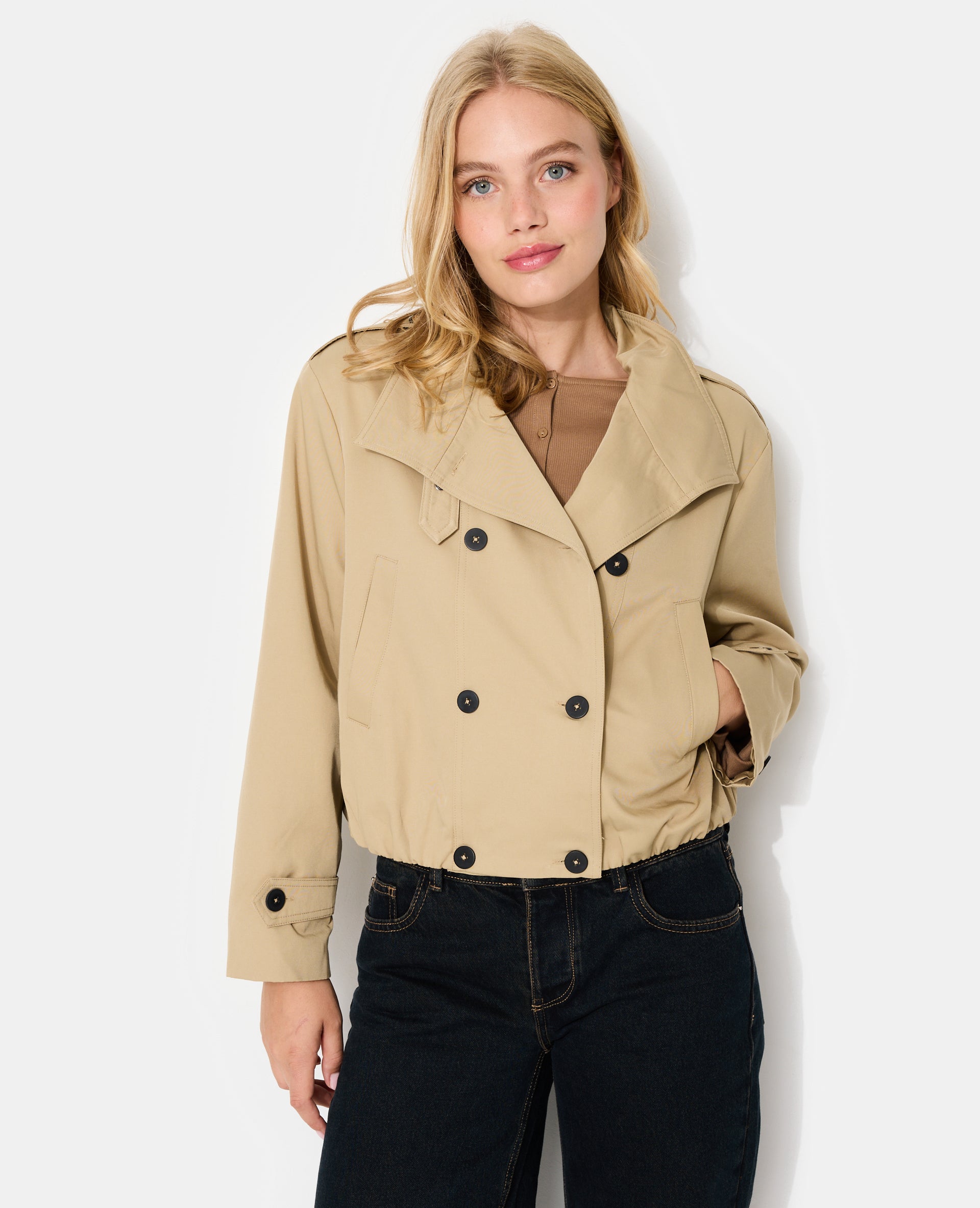 Blouson façon trench