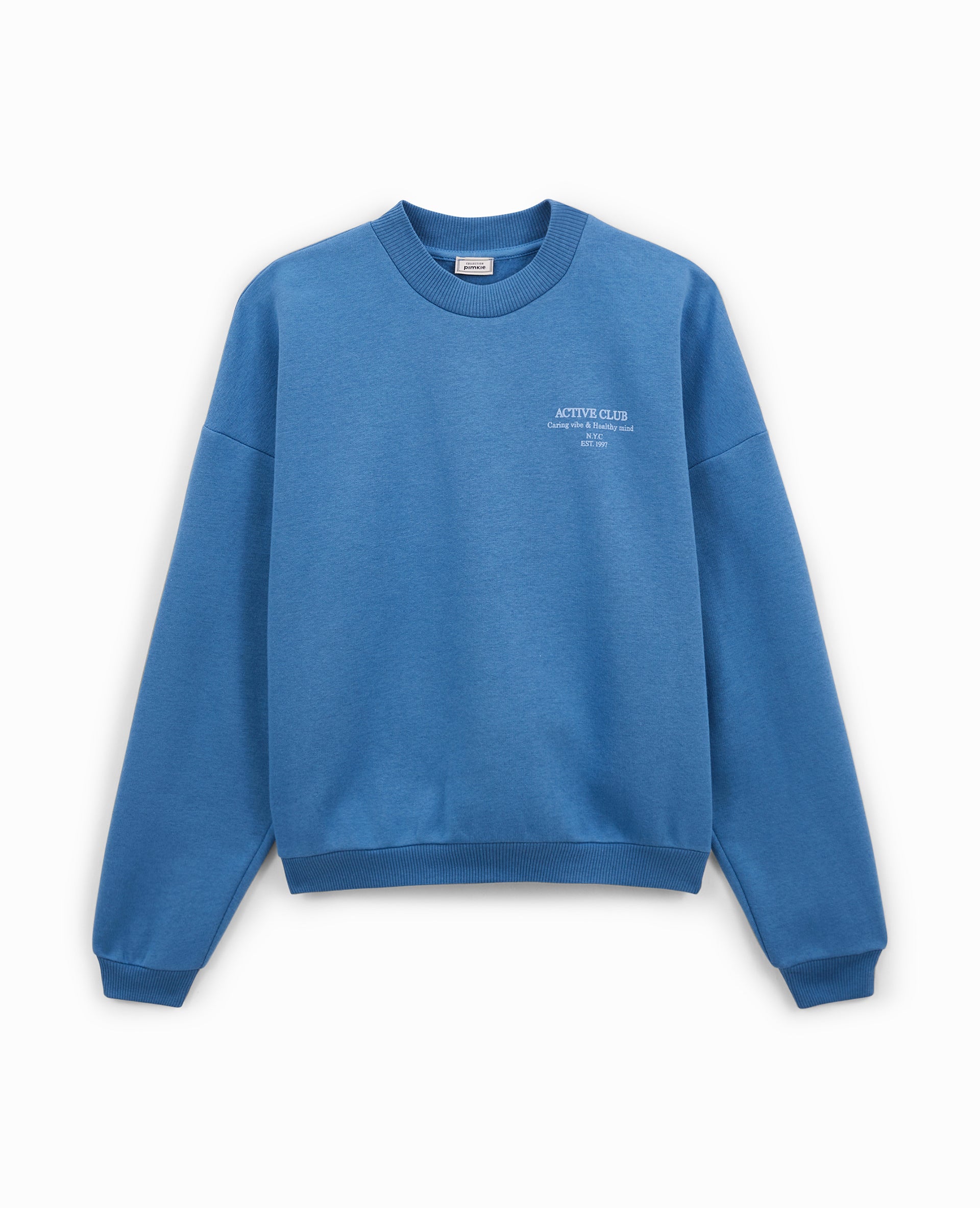 Sweat oversize avec print devant et dos