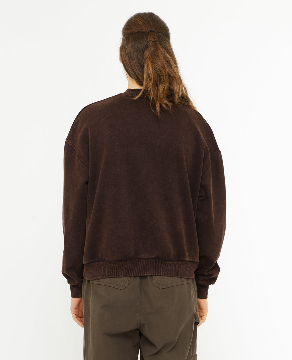 Sweat avec print effet vieilli