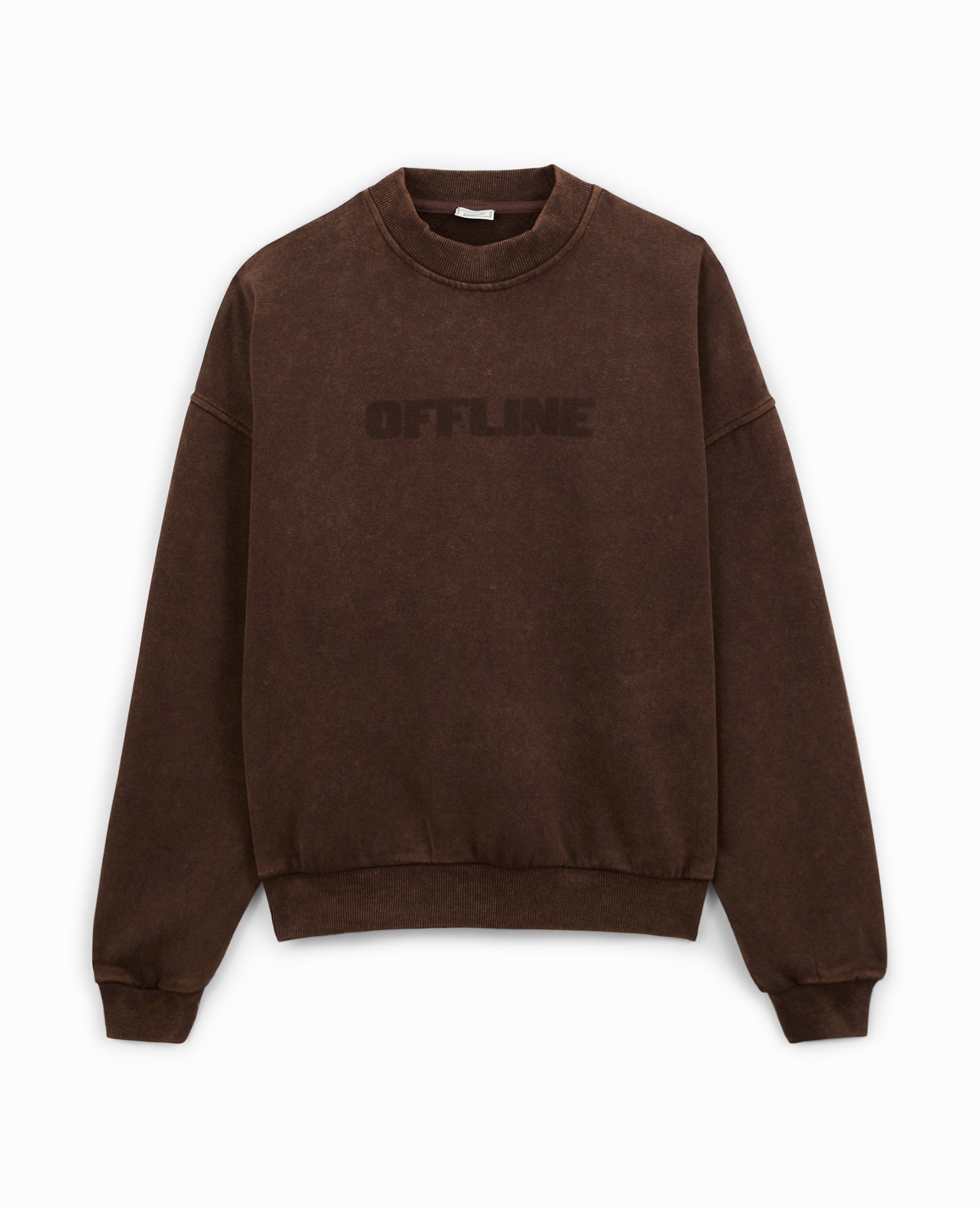 Sweat avec print effet vieilli