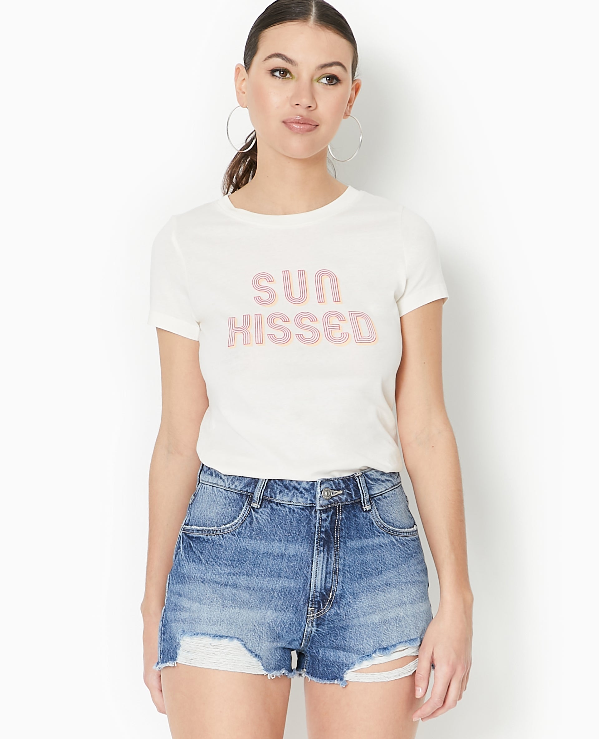 T-shirt manches courtes avec print
