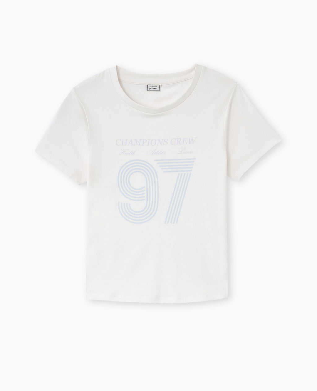 T-shirt ajusté avec print devant