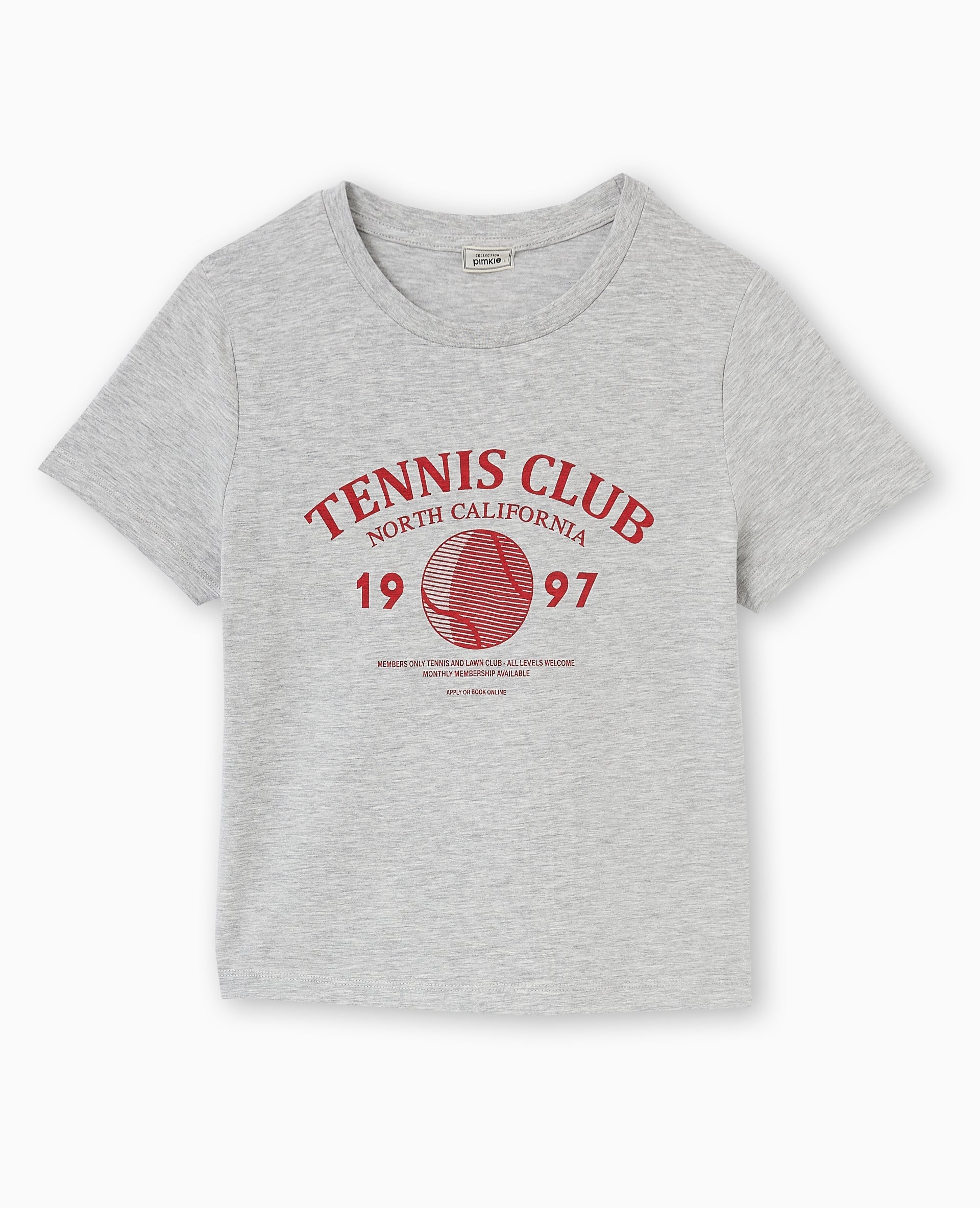 T-shirt ajusté avec print devant