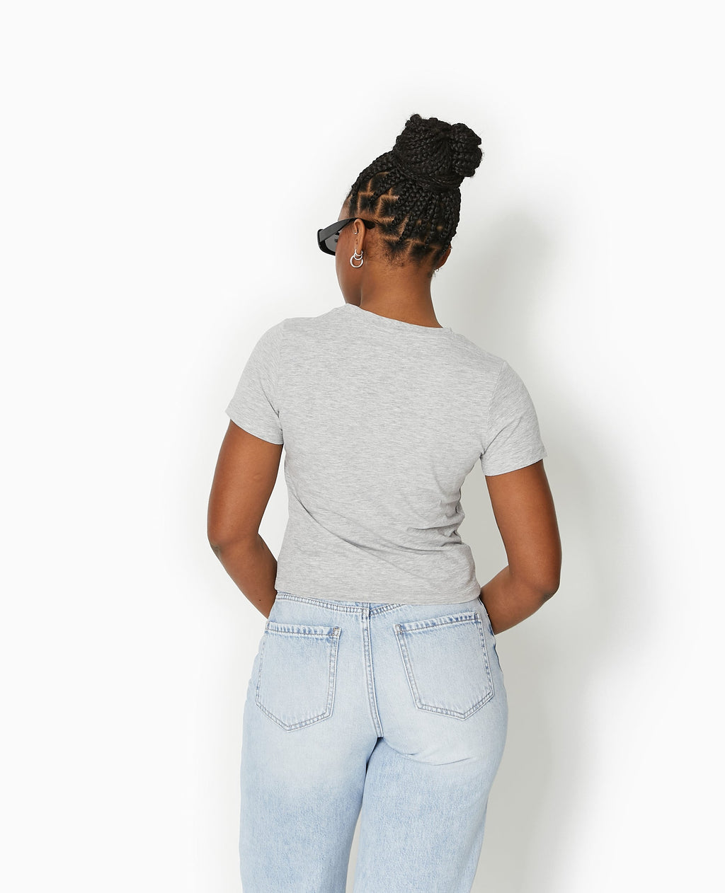 T-shirt ajusté avec print devant